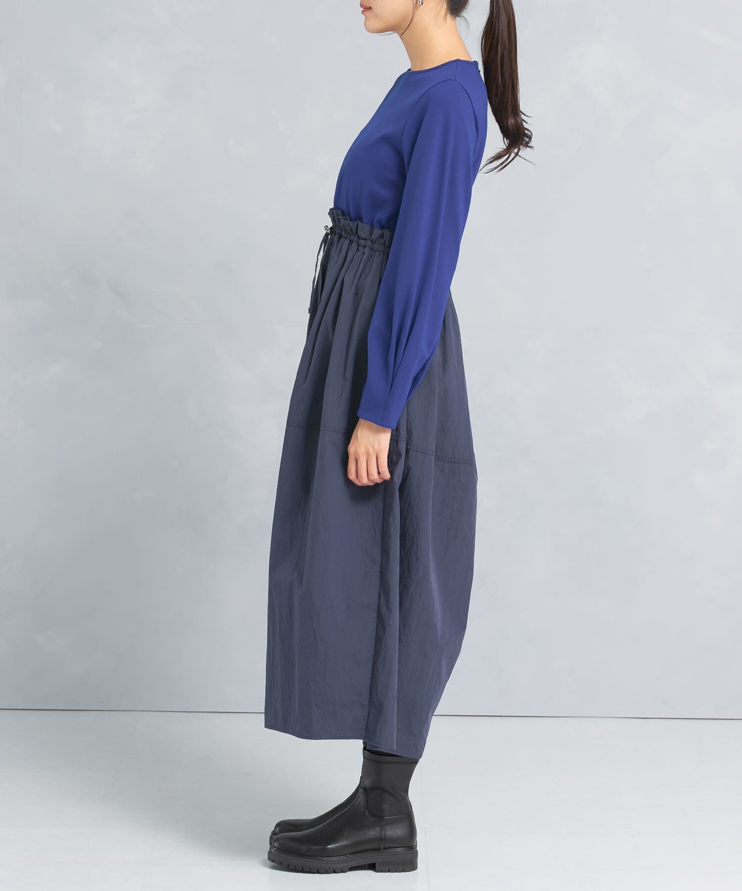 URBAN RESEARCH ROSSO「ドッキングウエストドロストワンピース」|ワンピース|