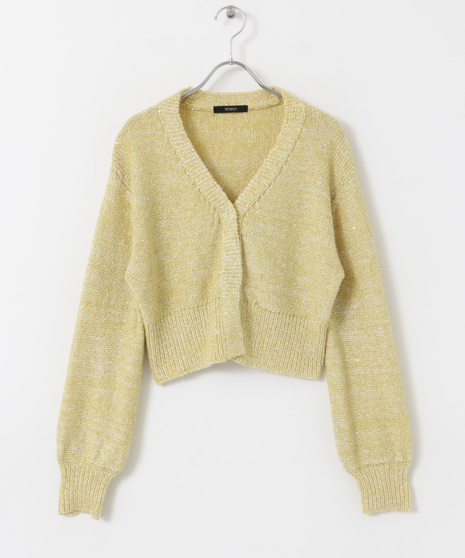 URBAN RESEARCH ROSSO「ラメミックスショートカーディガン」|カーディガン|