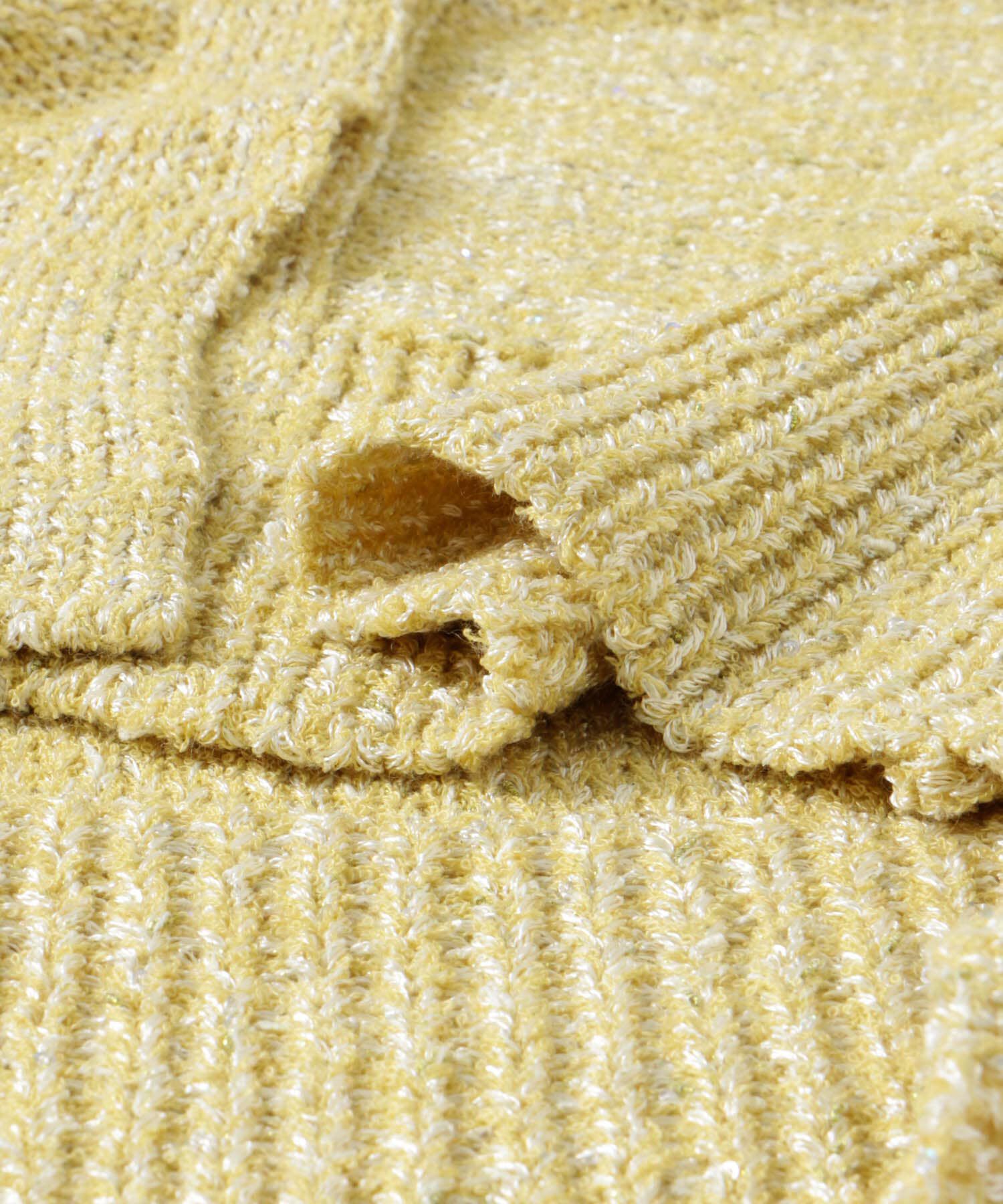 URBAN RESEARCH ROSSO「ラメミックスショートカーディガン」|カーディガン|