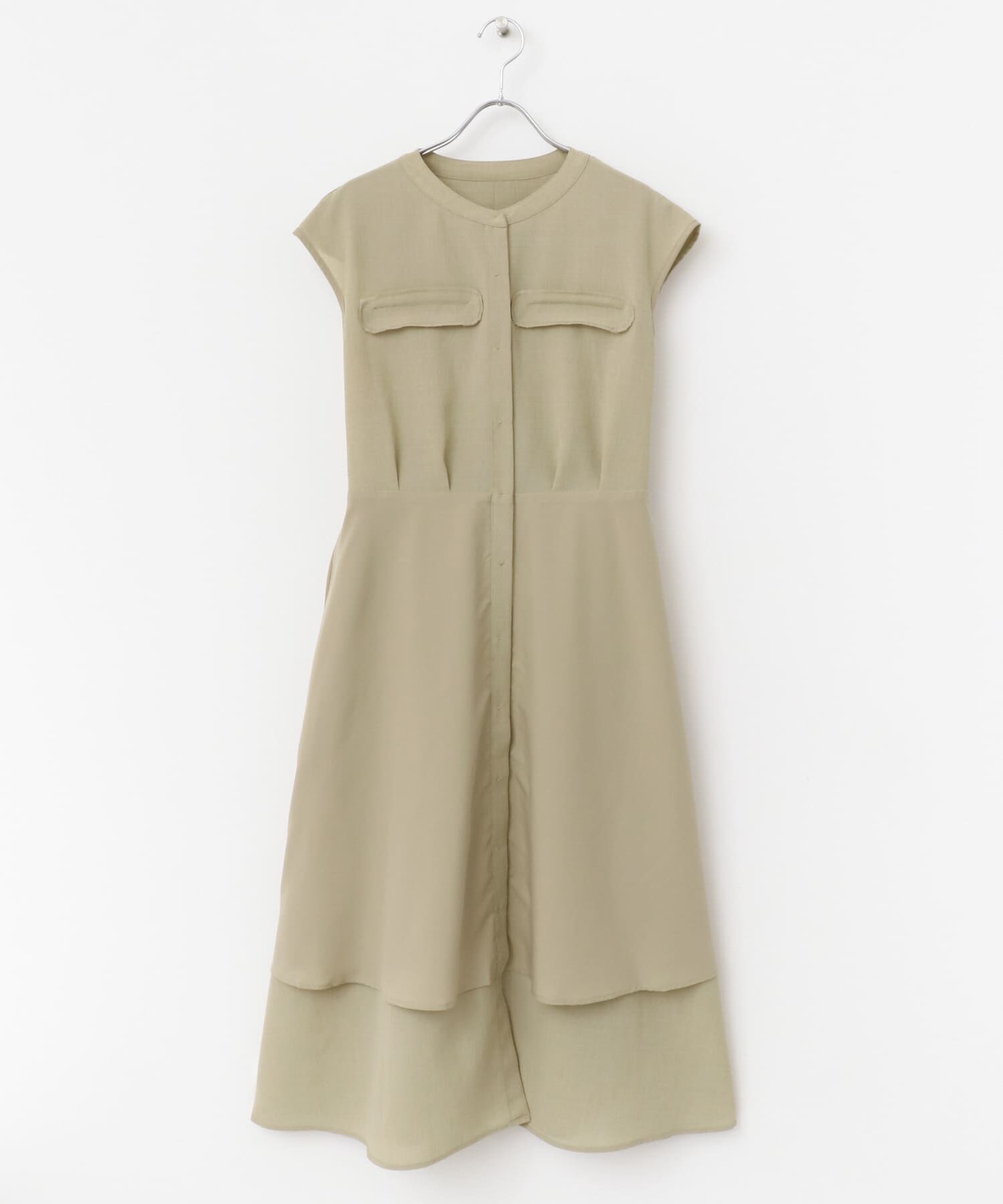 URBAN RESEARCH ROSSO「『UR TECH DRYLUXE』ポケットデザインワンピース」|ワンピース|