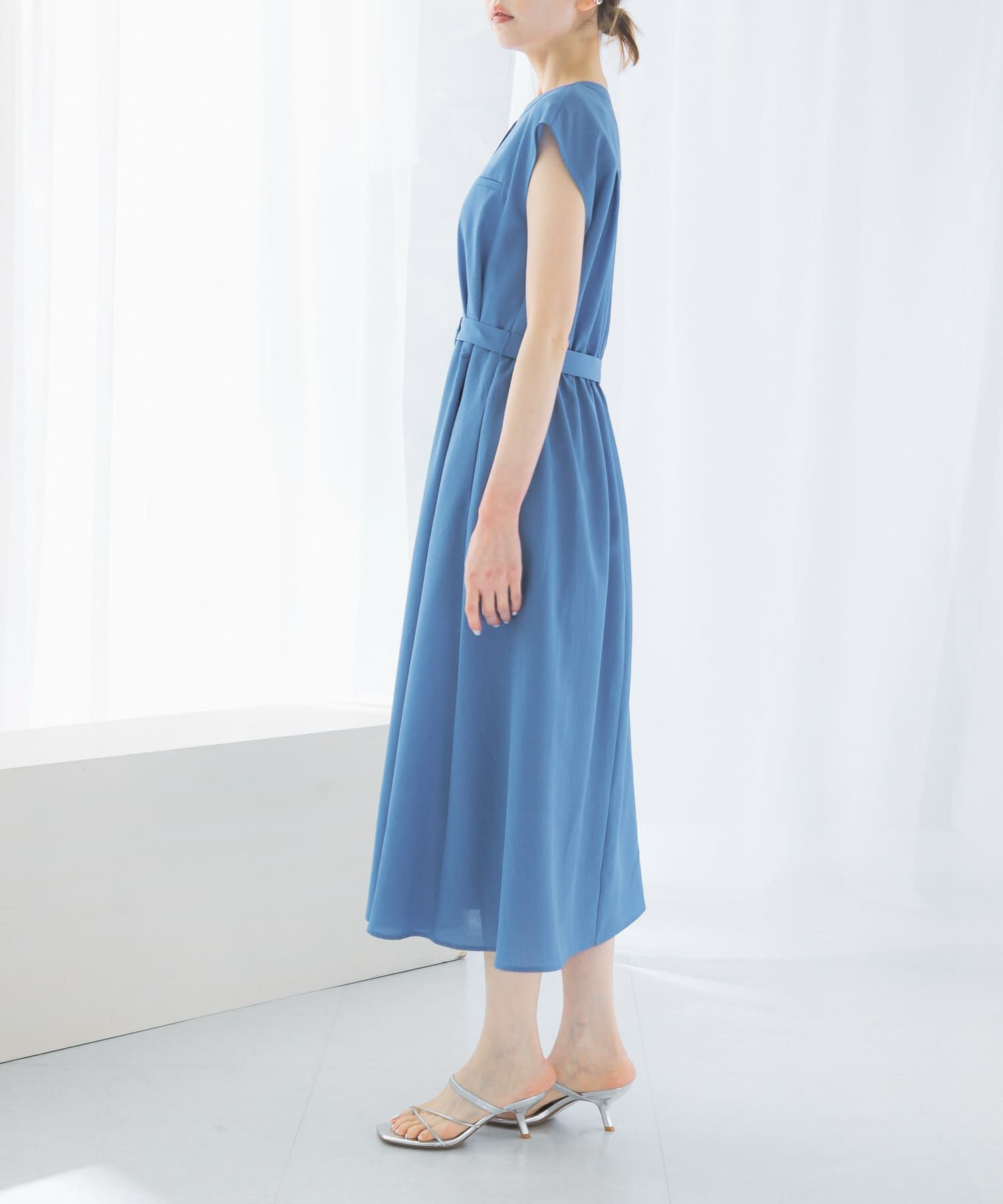 URBAN RESEARCH ROSSO「『UR TECH DRYLUXE』ポケットデザインワンピース」|ワンピース|