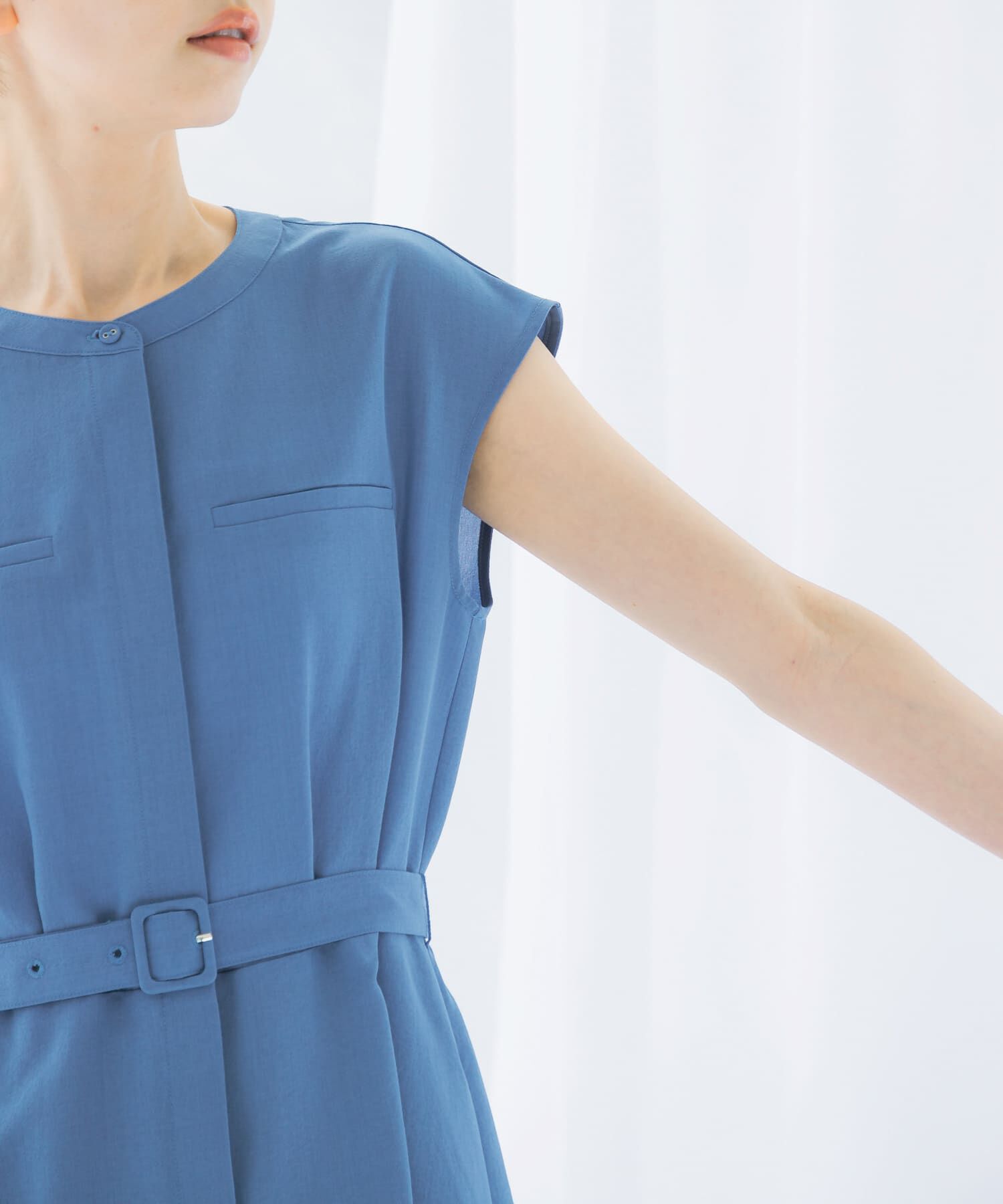 URBAN RESEARCH ROSSO「『UR TECH DRYLUXE』ポケットデザインワンピース」|ワンピース|