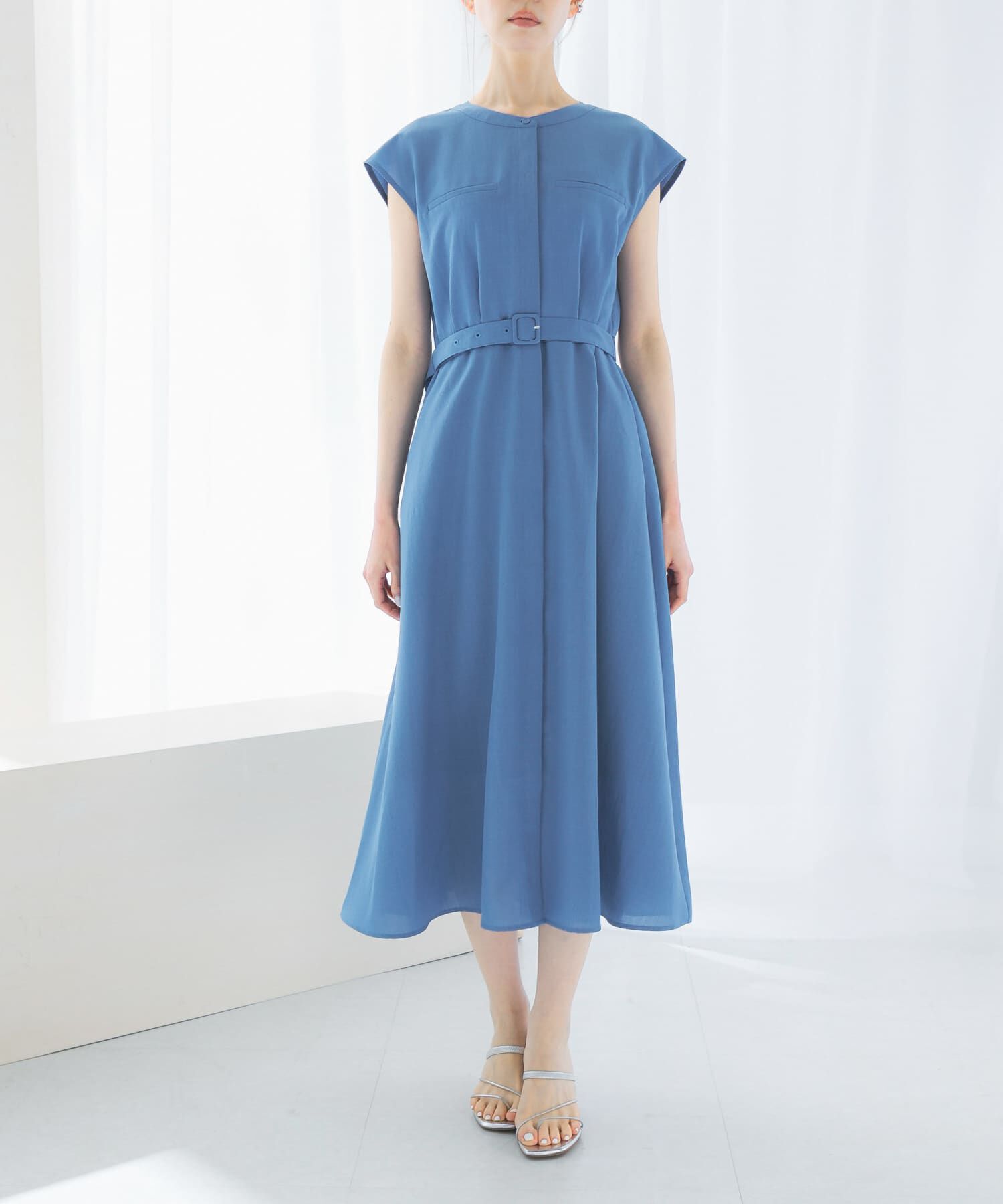 URBAN RESEARCH ROSSO「『UR TECH DRYLUXE』ポケットデザインワンピース」|ワンピース|