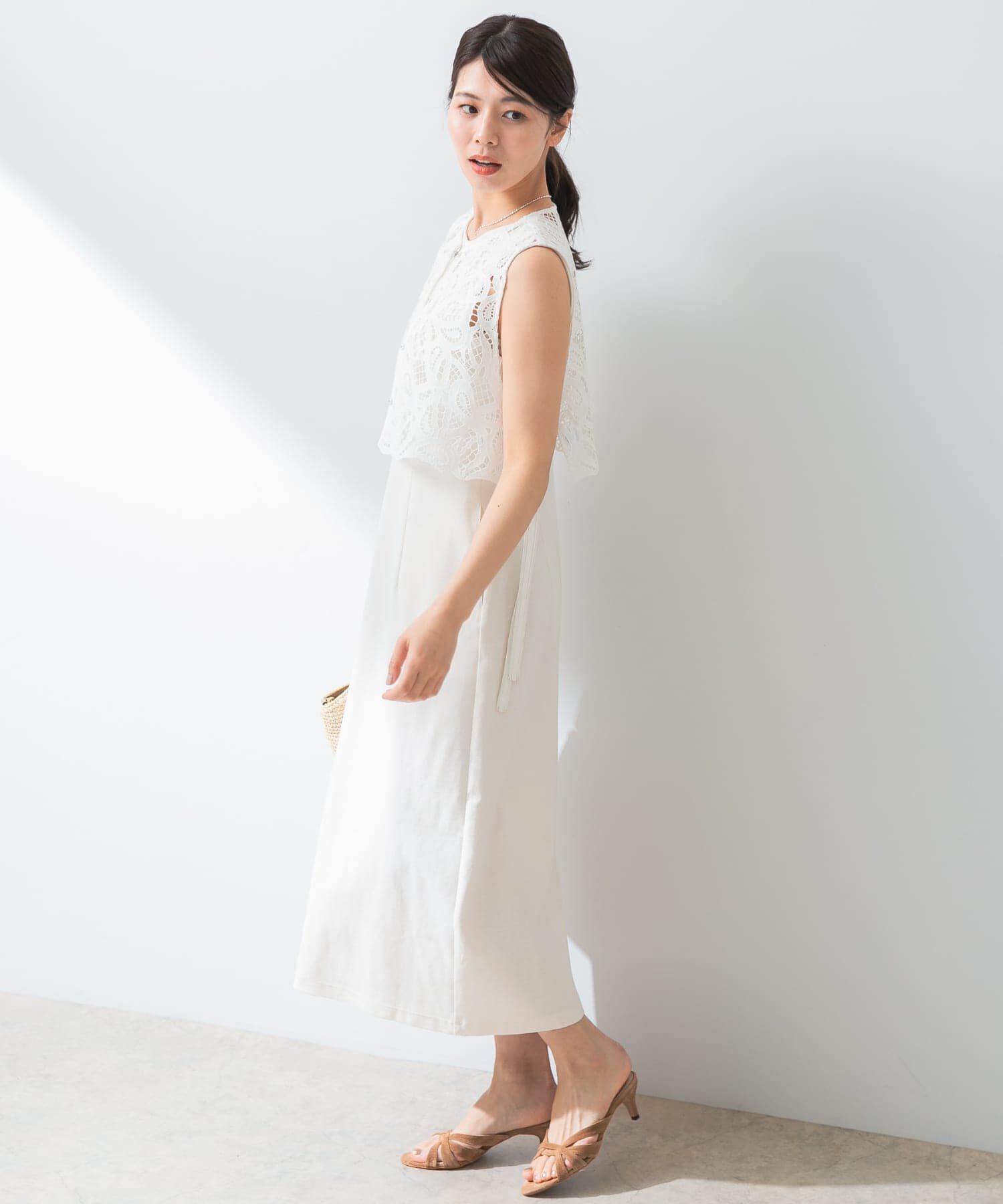 URBAN RESEARCH ROSSO「『UR TECH ひやサラクール』F by ROSSO　アメスリコクーンワンピース」|ワンピース|