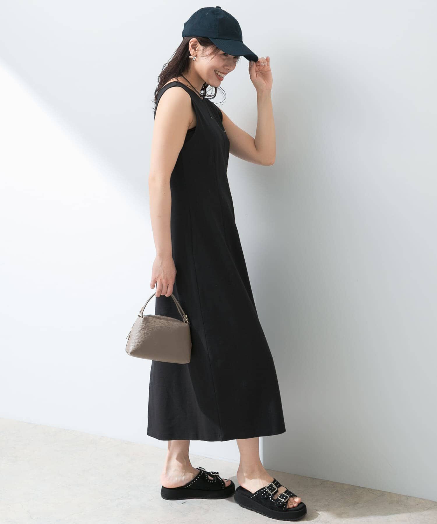 URBAN RESEARCH ROSSO「『UR TECH ひやサラクール』F by ROSSO　アメスリコクーンワンピース」|ワンピース|