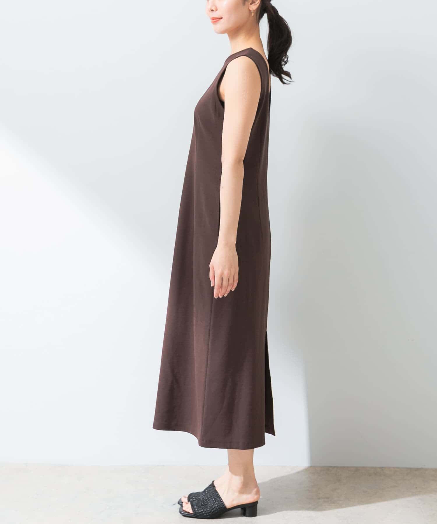 URBAN RESEARCH ROSSO「『UR TECH ひやサラクール』F by ROSSO　アメスリコクーンワンピース」|ワンピース|