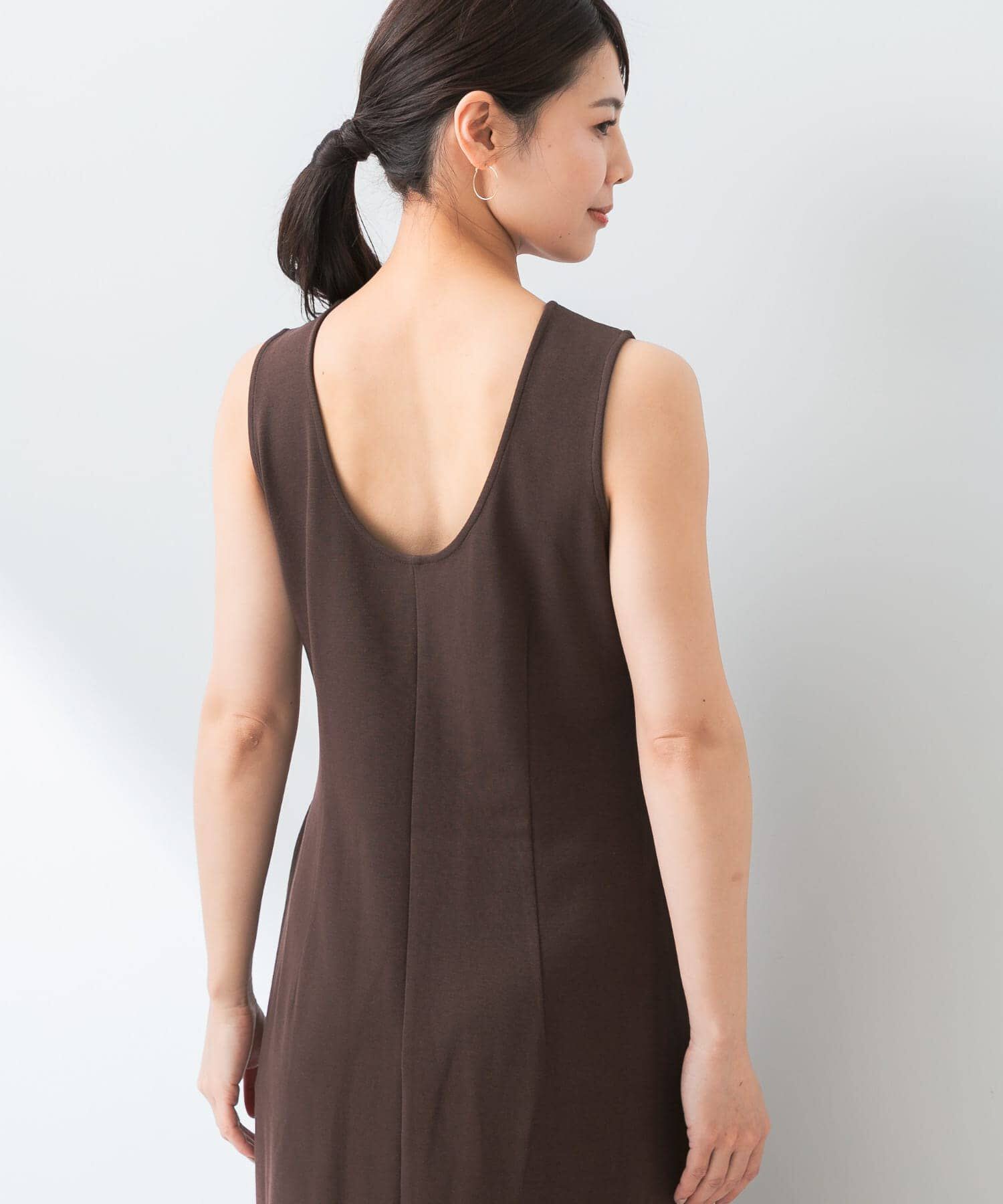 URBAN RESEARCH ROSSO「『UR TECH ひやサラクール』F by ROSSO　アメスリコクーンワンピース」|ワンピース|