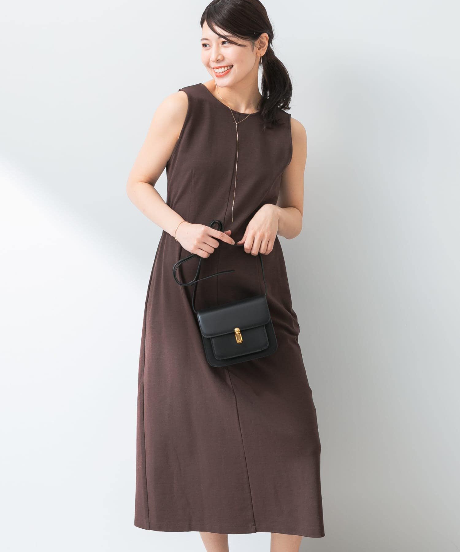 URBAN RESEARCH ROSSO「『UR TECH ひやサラクール』F by ROSSO　アメスリコクーンワンピース」|ワンピース|