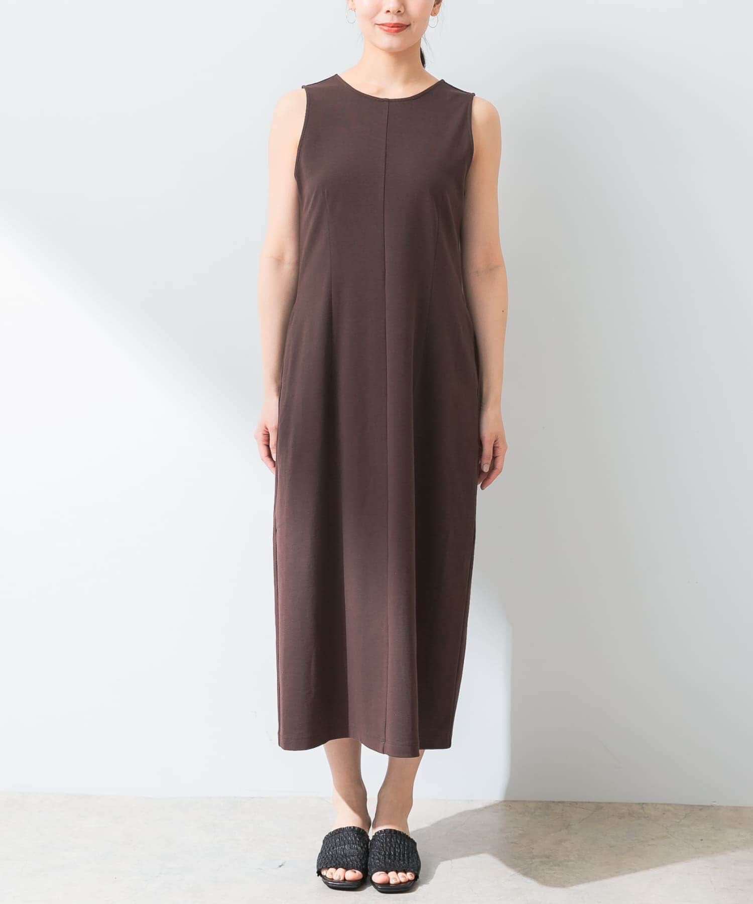 URBAN RESEARCH ROSSO「『UR TECH ひやサラクール』F by ROSSO　アメスリコクーンワンピース」|ワンピース|