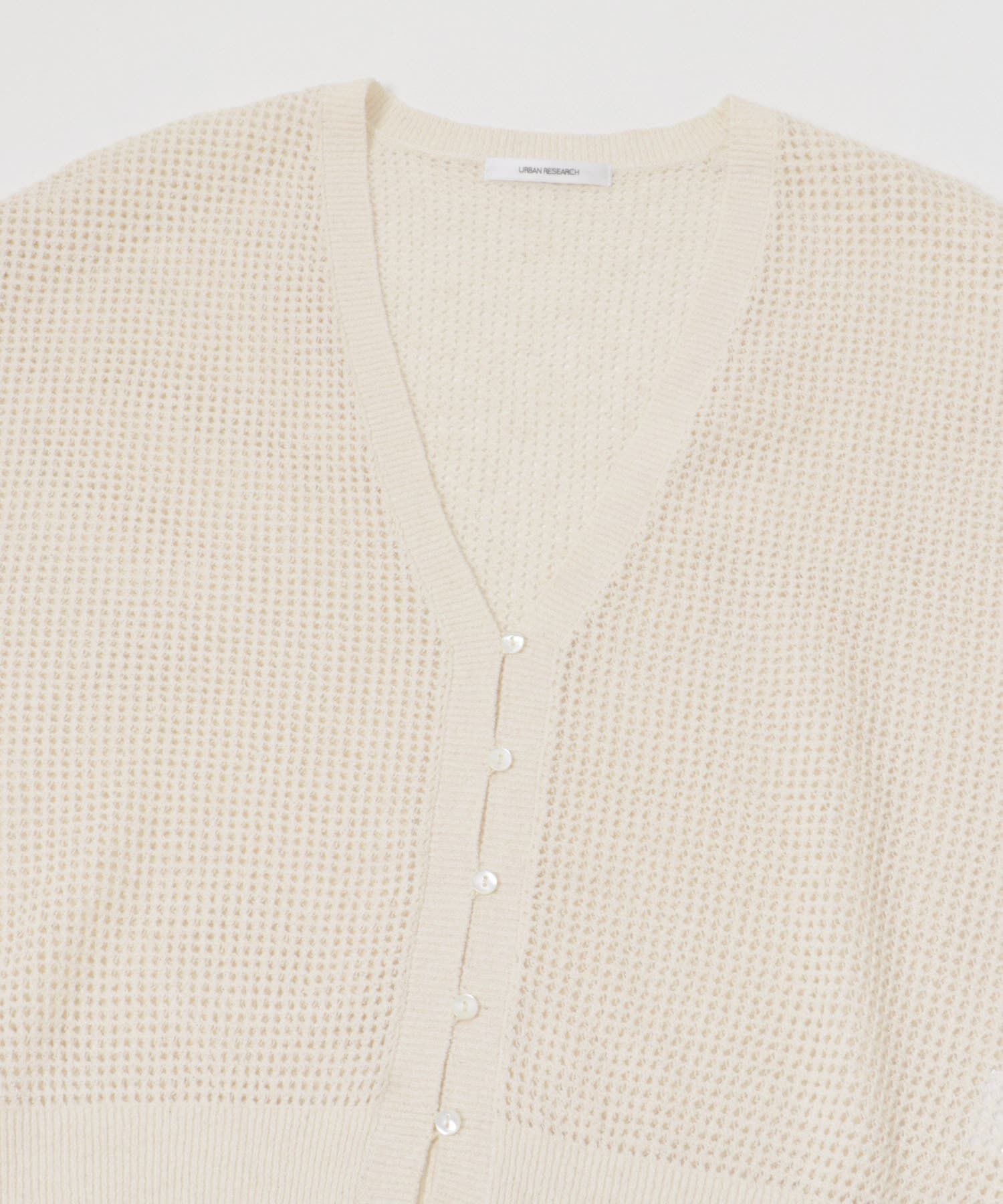 URBAN RESEARCH「ブークレメッシュニットカーディガン」|カーディガン|