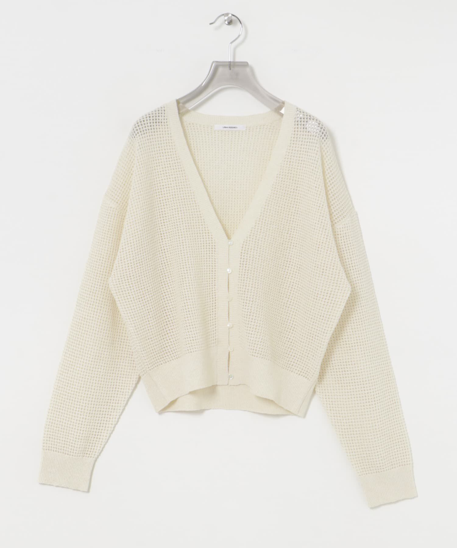 URBAN RESEARCH「ブークレメッシュニットカーディガン」|カーディガン|