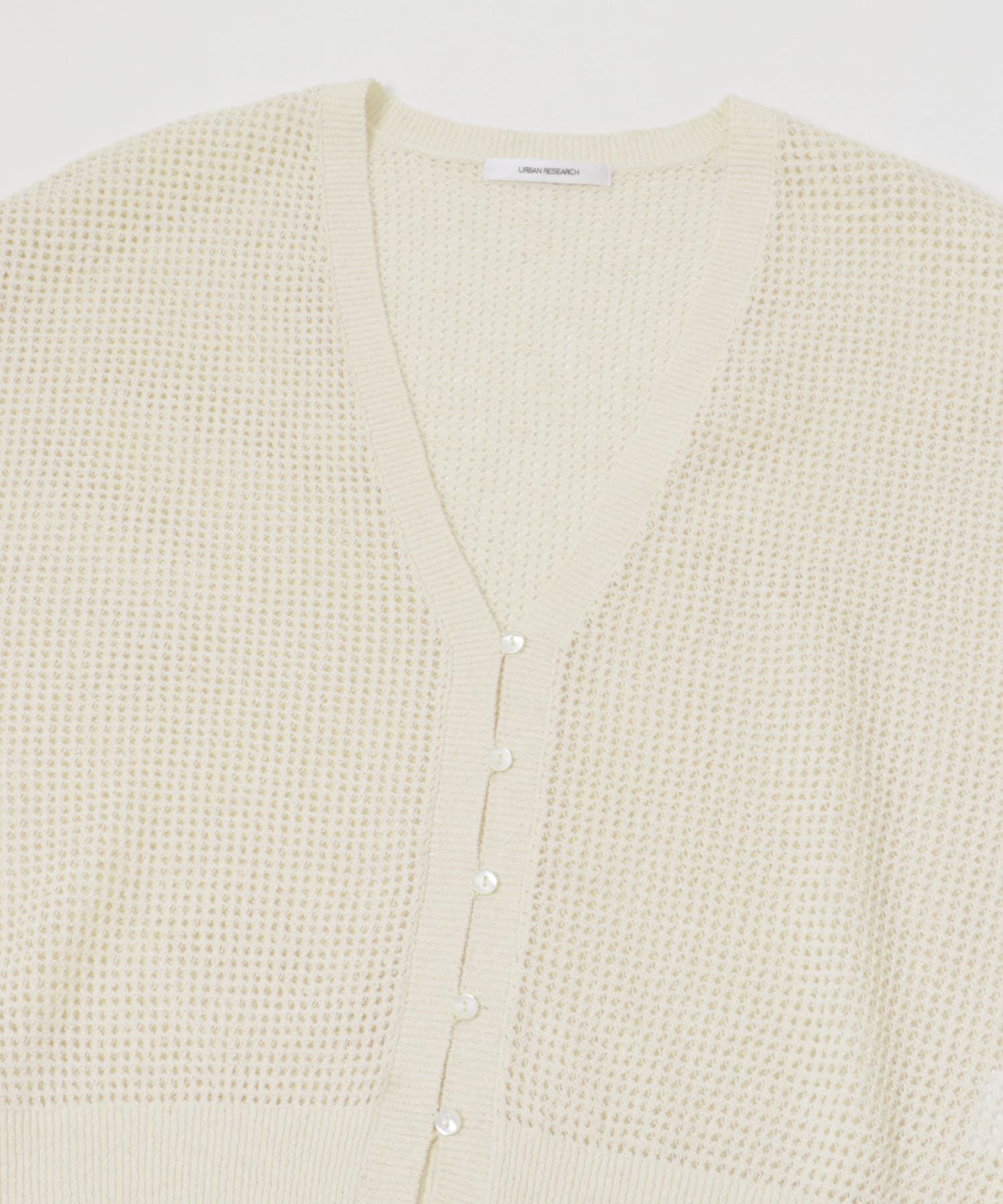 URBAN RESEARCH「ブークレメッシュニットカーディガン」|カーディガン|