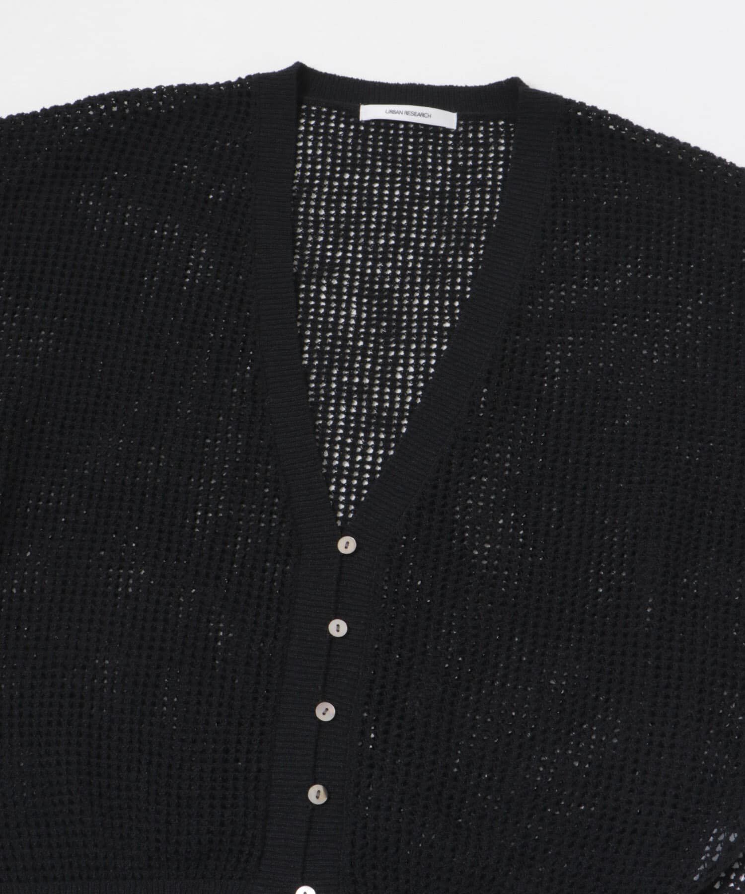 URBAN RESEARCH「ブークレメッシュニットカーディガン」|カーディガン|