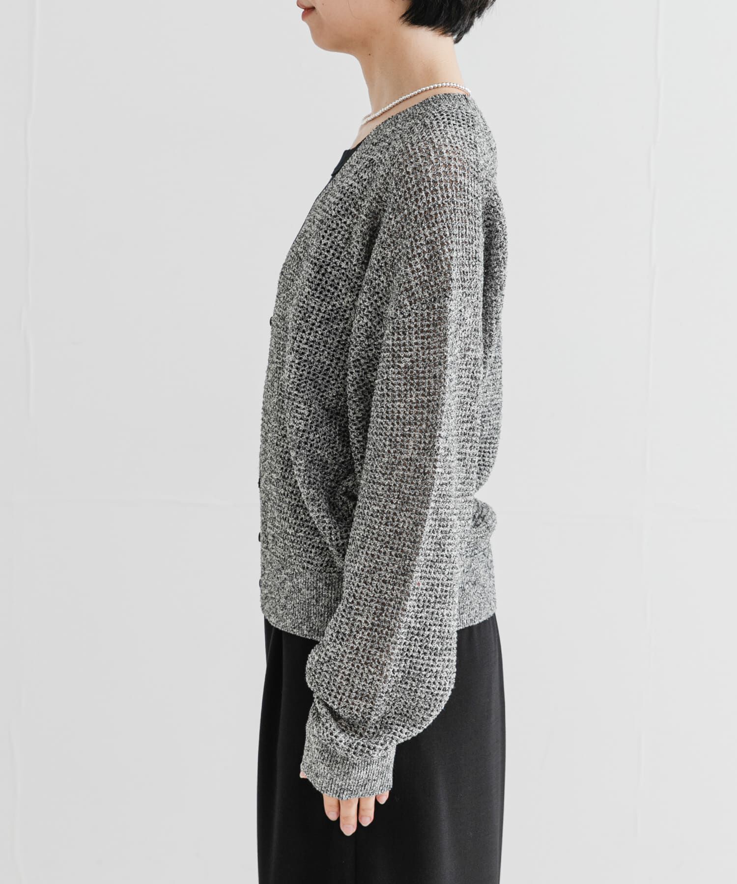 URBAN RESEARCH「ブークレメッシュニットカーディガン」|カーディガン|