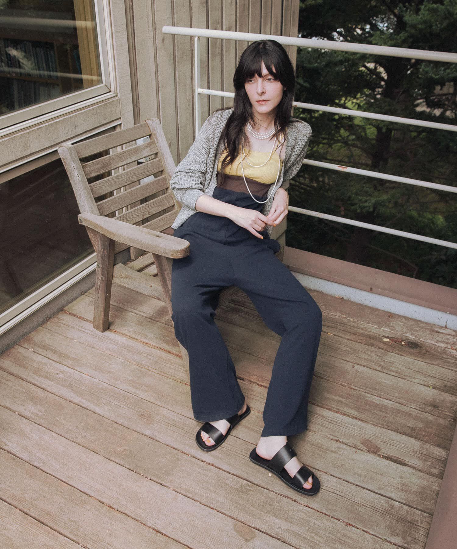 URBAN RESEARCH「ブークレメッシュニットカーディガン」|カーディガン|