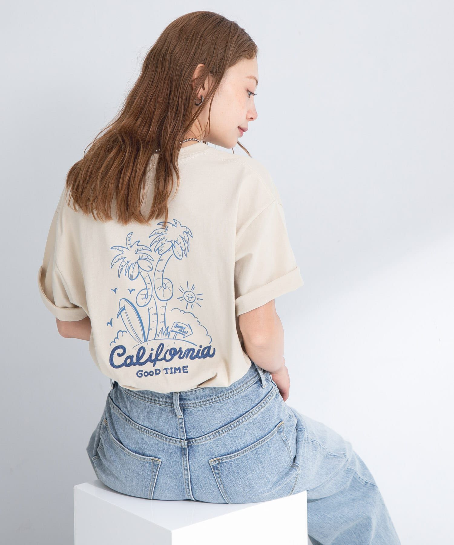 Sonny Label 「コラボTシャツ by MonkeyStudio1」|Tシャツ・カットソー|ライトベージュ