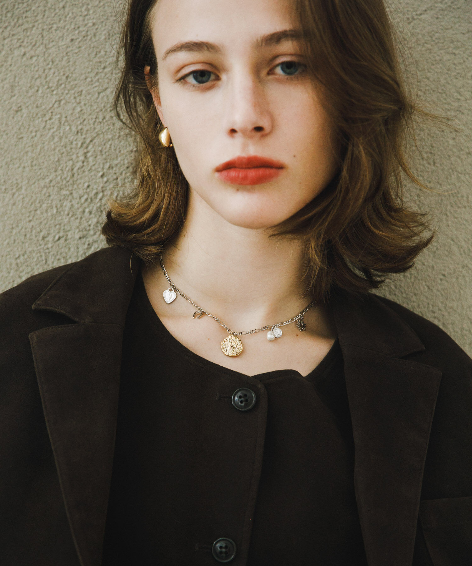 SMELLY「ミックスチャームネックレス」|ネックレス|