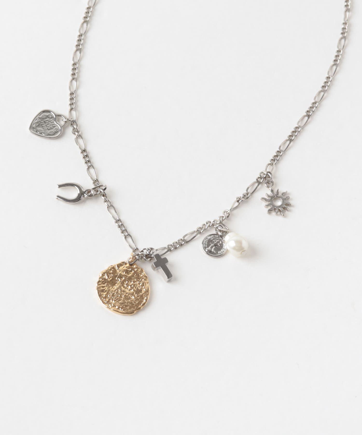 SMELLY「ミックスチャームネックレス」|ネックレス|