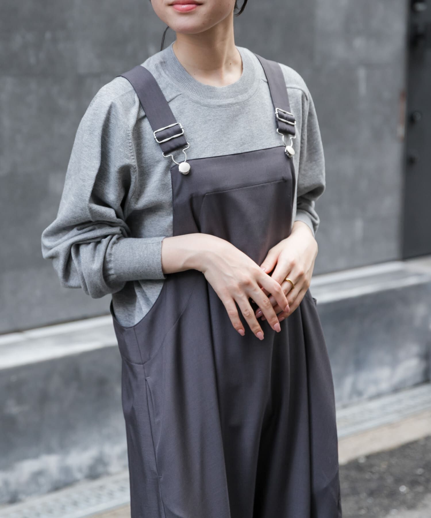 URBAN RESEARCH DOORS「FORK&SPOON　コットンウールクルーネックニット」|ニット・セーター|