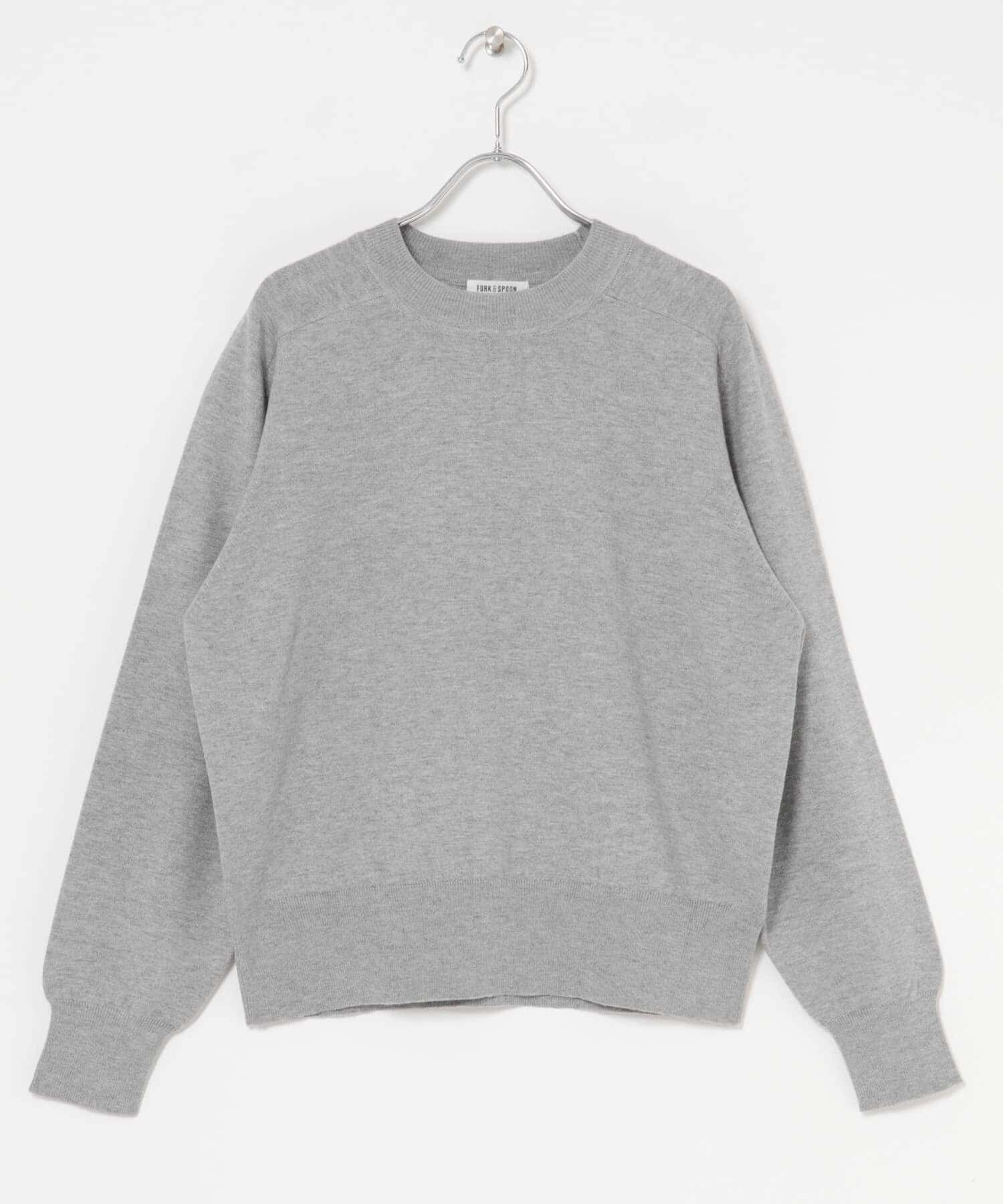 URBAN RESEARCH DOORS「FORK&SPOON　コットンウールクルーネックニット」|ニット・セーター|