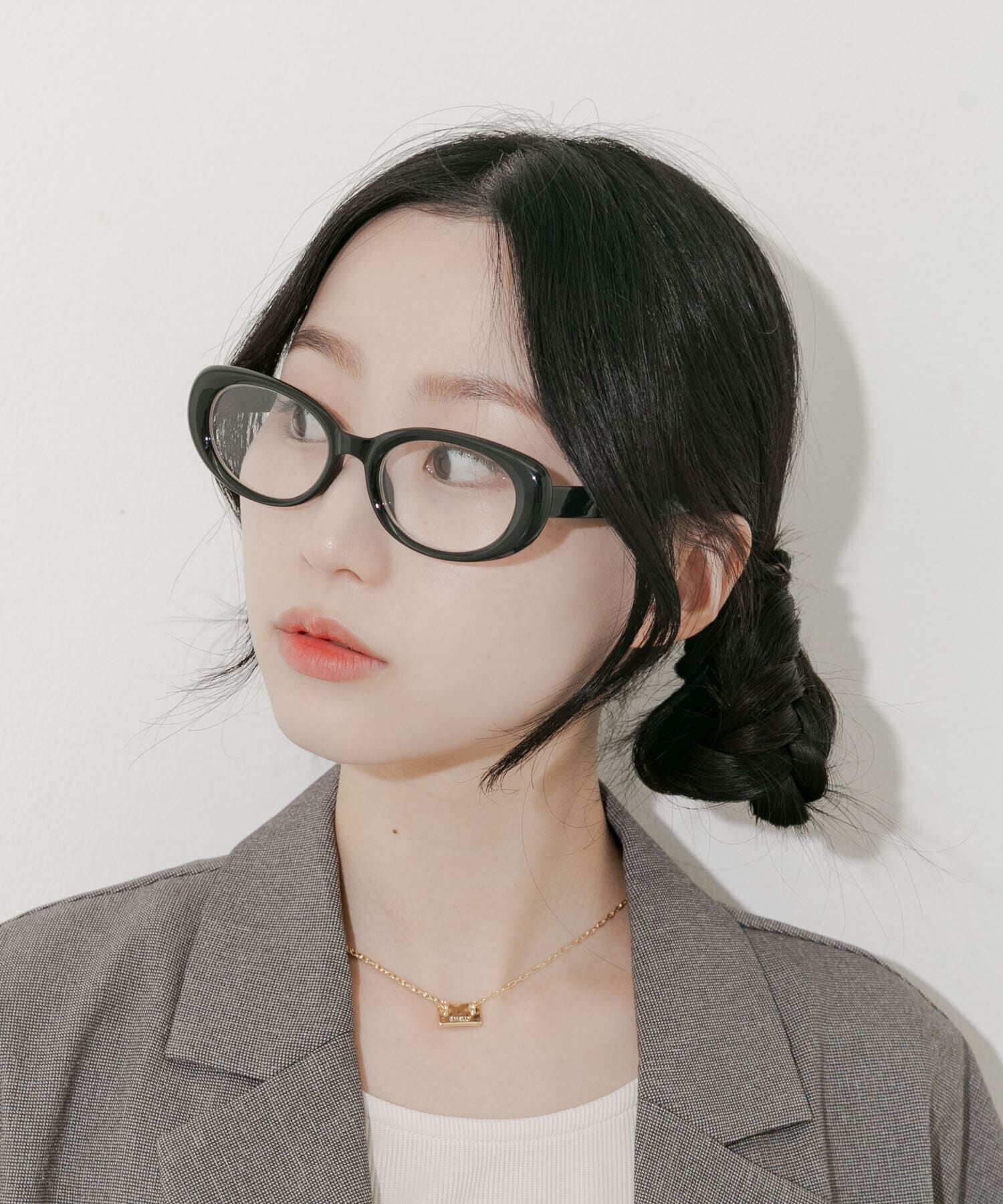 SMELLY「オーバルダテメガネ」|メガネ|