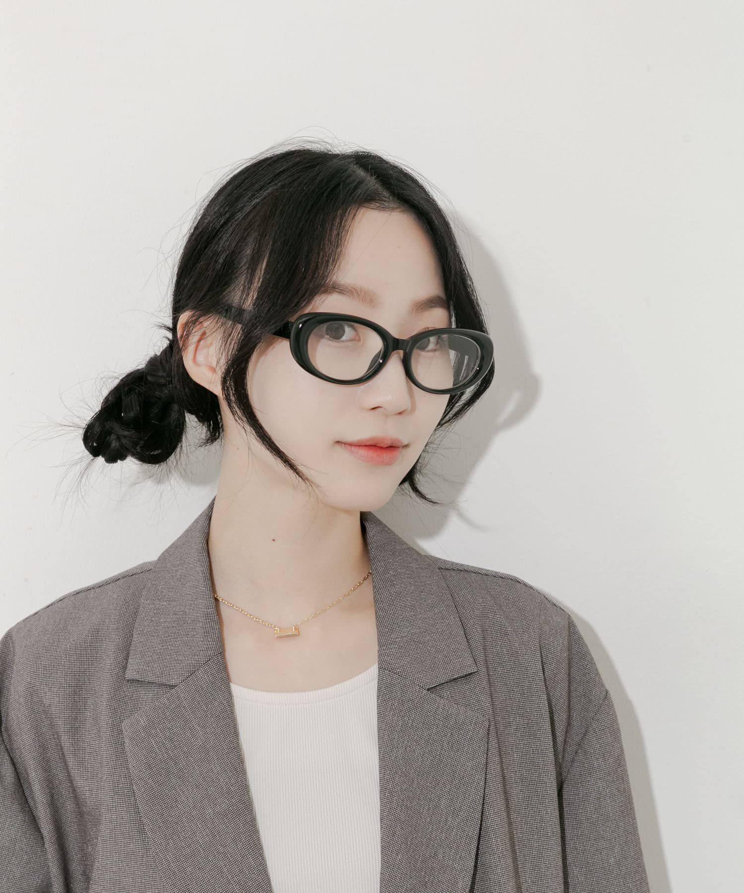 SMELLY「オーバルダテメガネ」|メガネ|