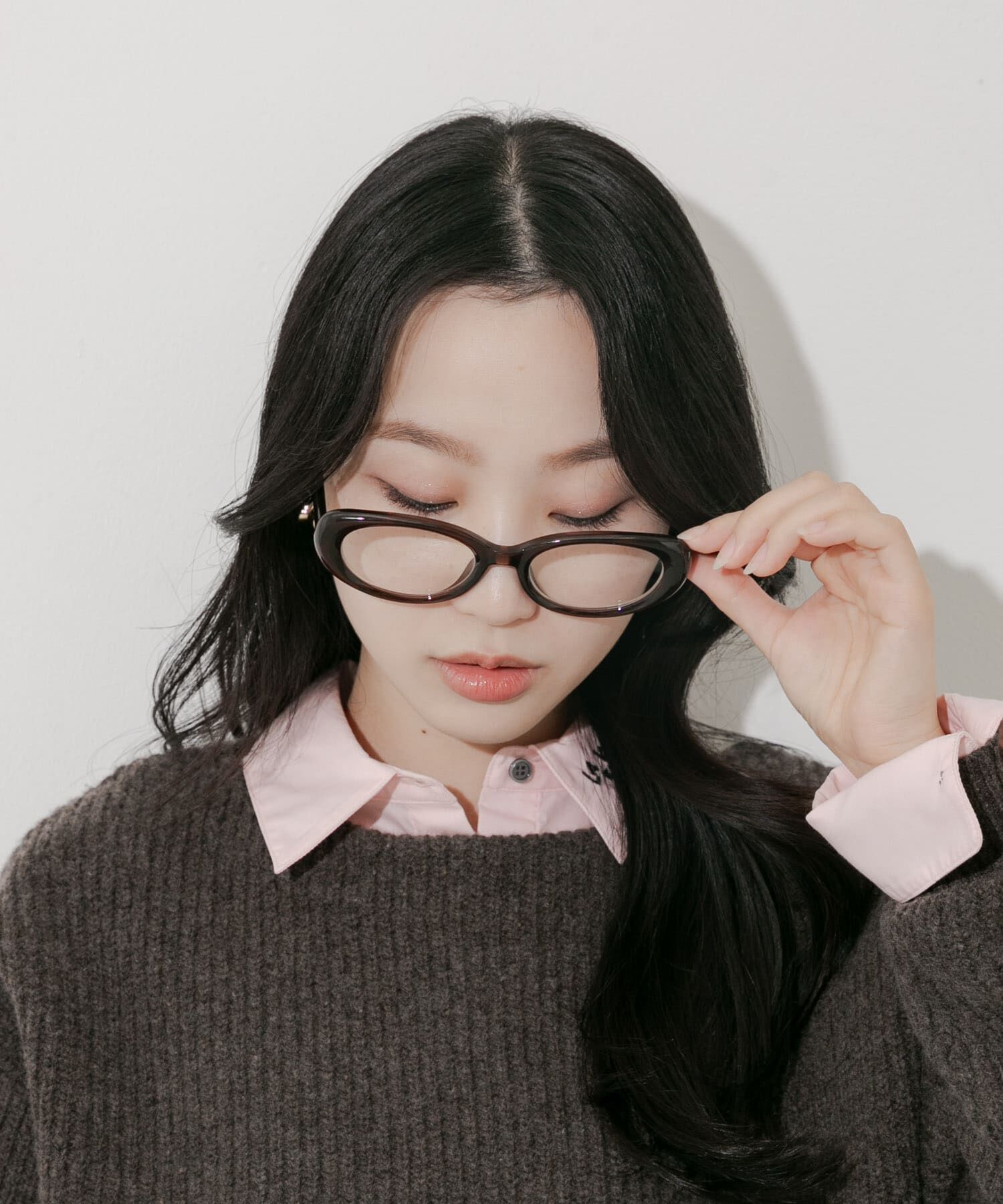 SMELLY「オーバルダテメガネ」|メガネ|