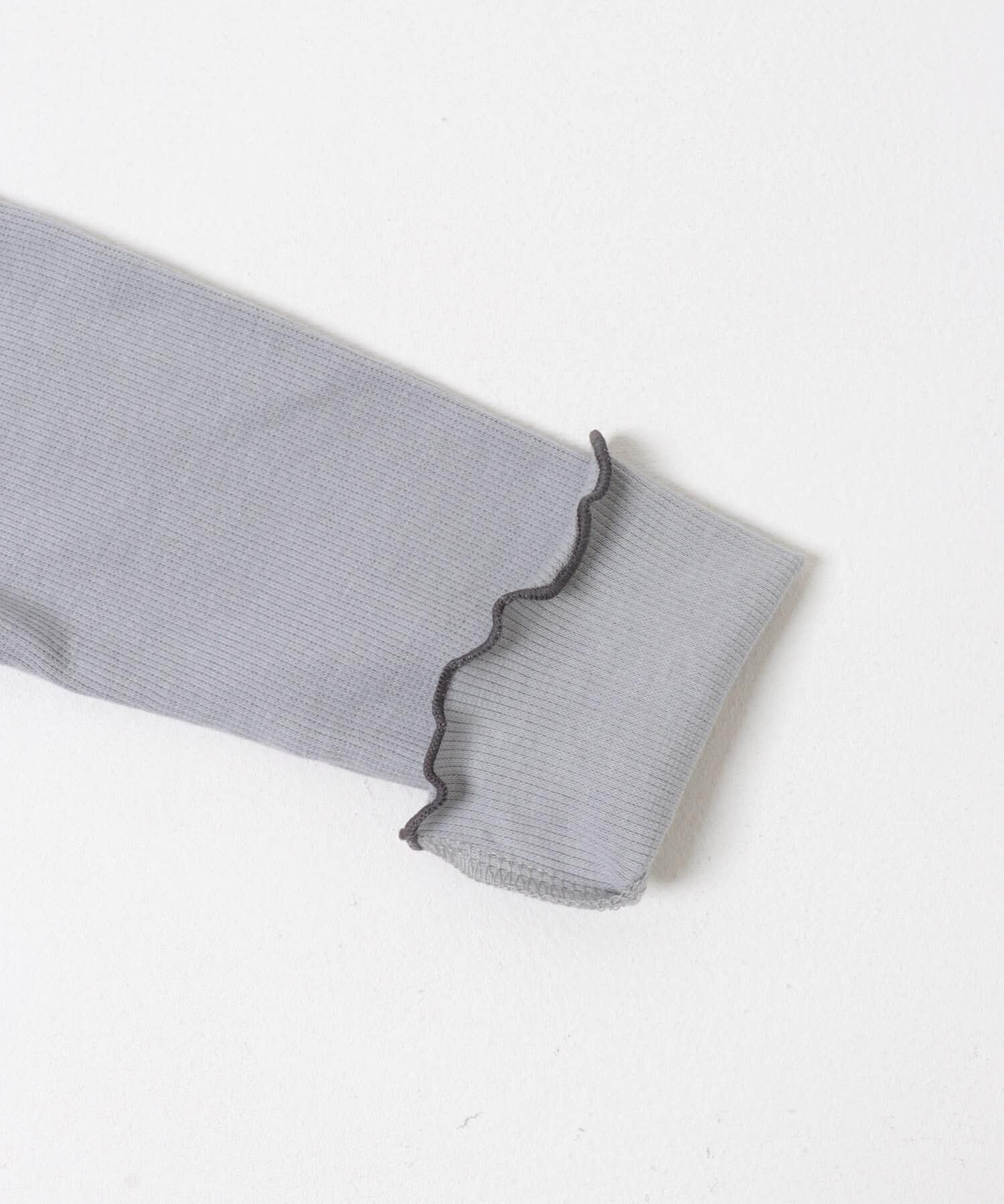 URBAN RESEARCH DOORS「『WEB/一部店舗限定サイズ』メローフリルリブハイネックTシャツ(KIDS)」|その他|