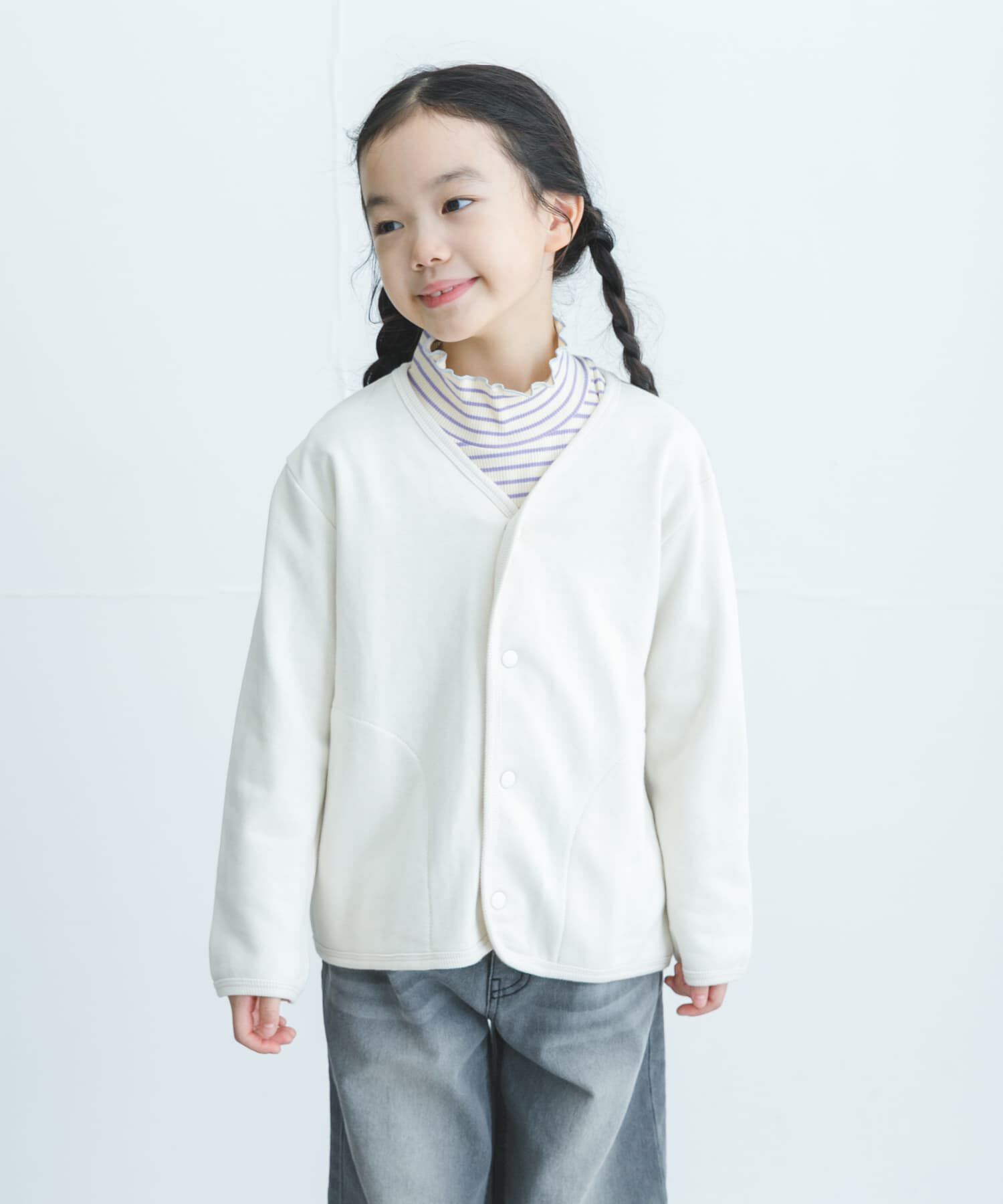 URBAN RESEARCH DOORS「裏毛Vネックカーディガン(KIDS)」|その他|