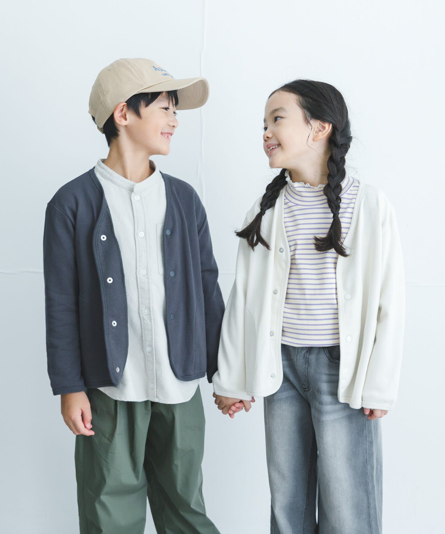 URBAN RESEARCH DOORS「裏毛Vネックカーディガン(KIDS)」|その他|