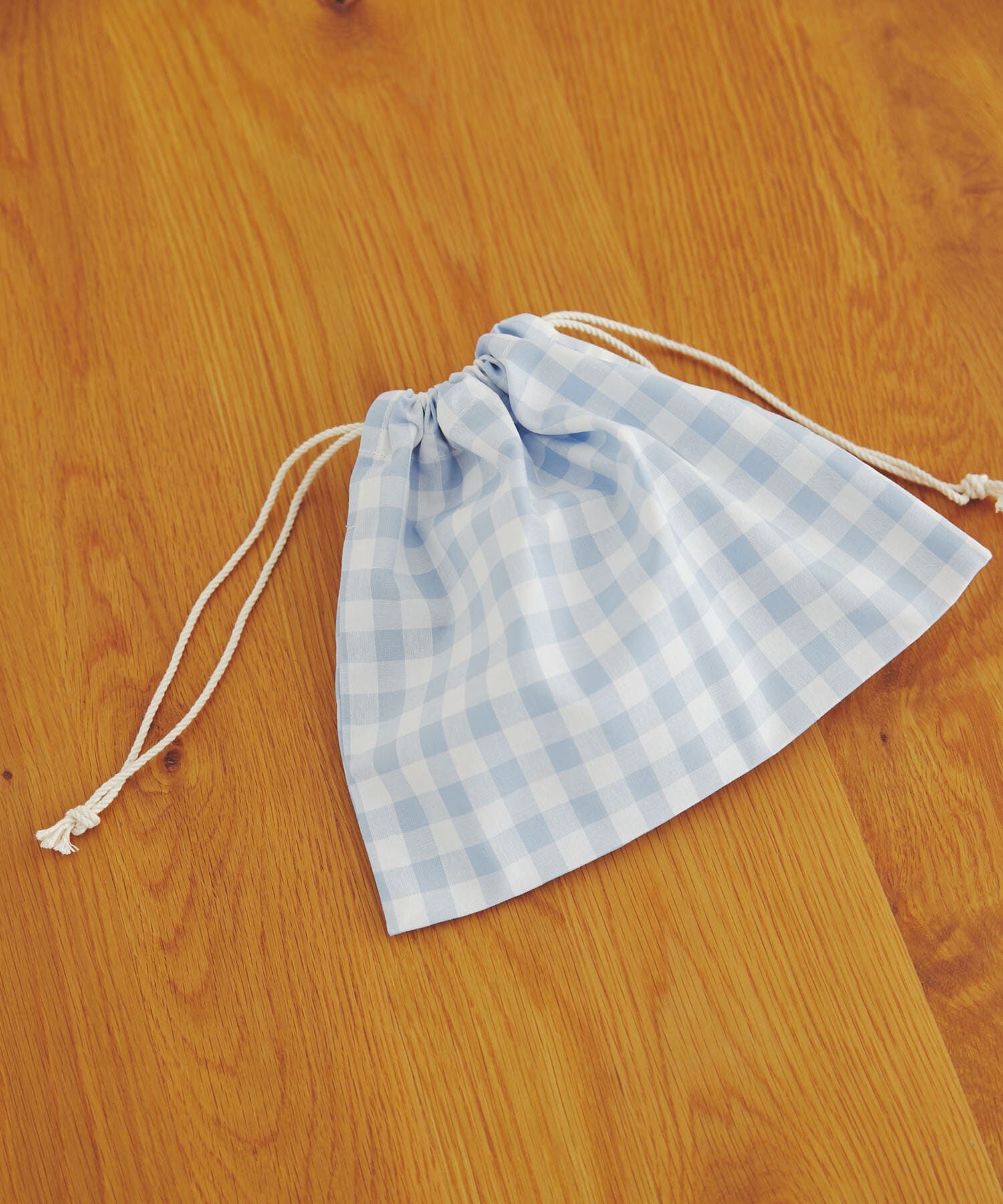 URBAN RESEARCH DOORS「CINQ　巾着 ギンガムチェック S」|ポーチ|