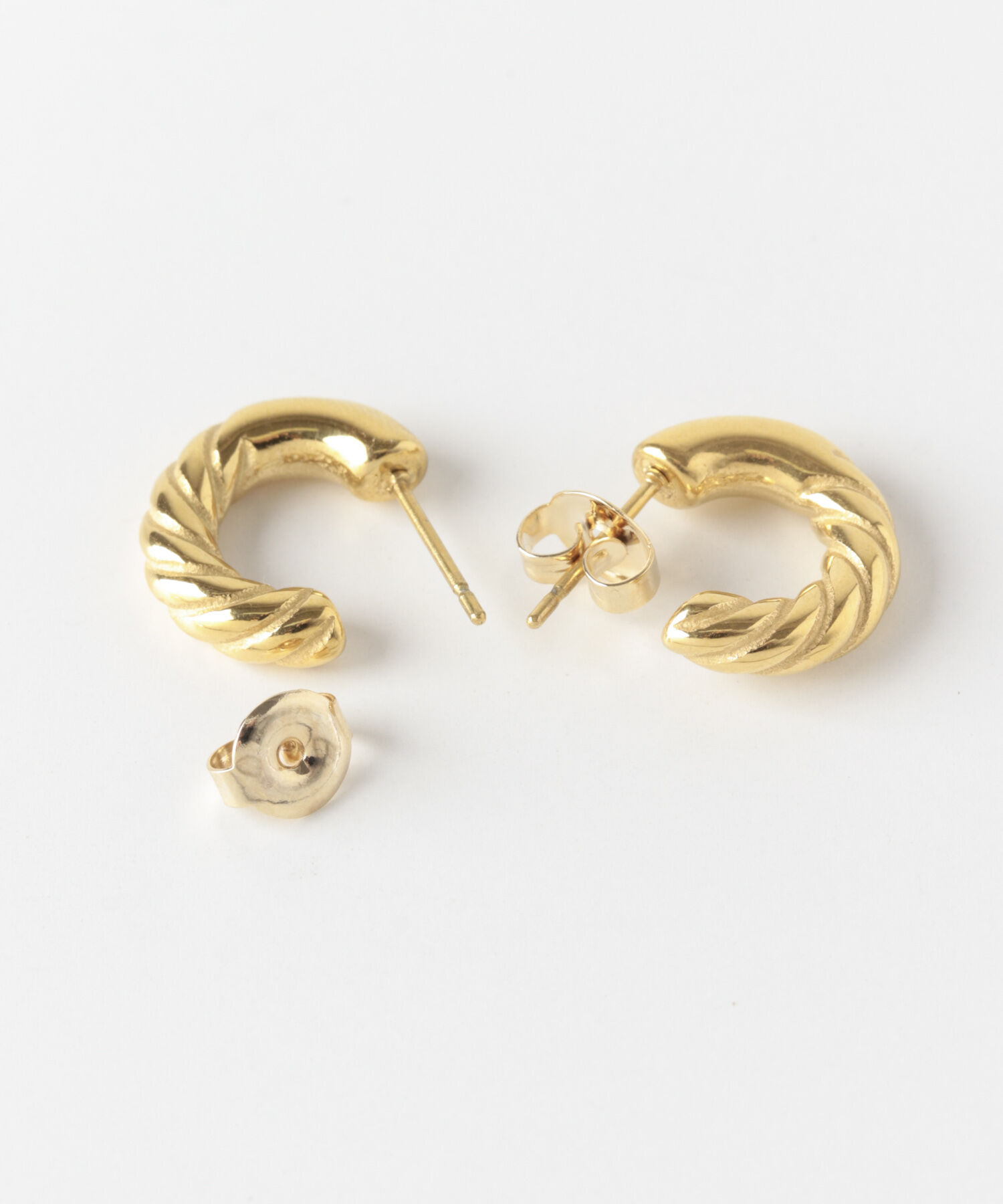 SMELLY「ステンレスヴィンテージライクフープピアス」|ピアス|