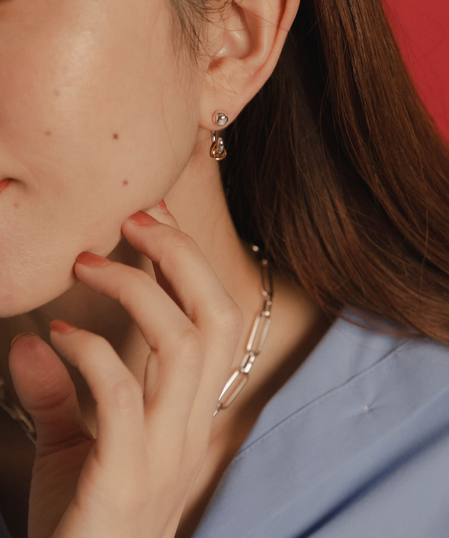 Sonny Label 「LAPUIS　Drop Flow Coil　ピアス」|ピアス|