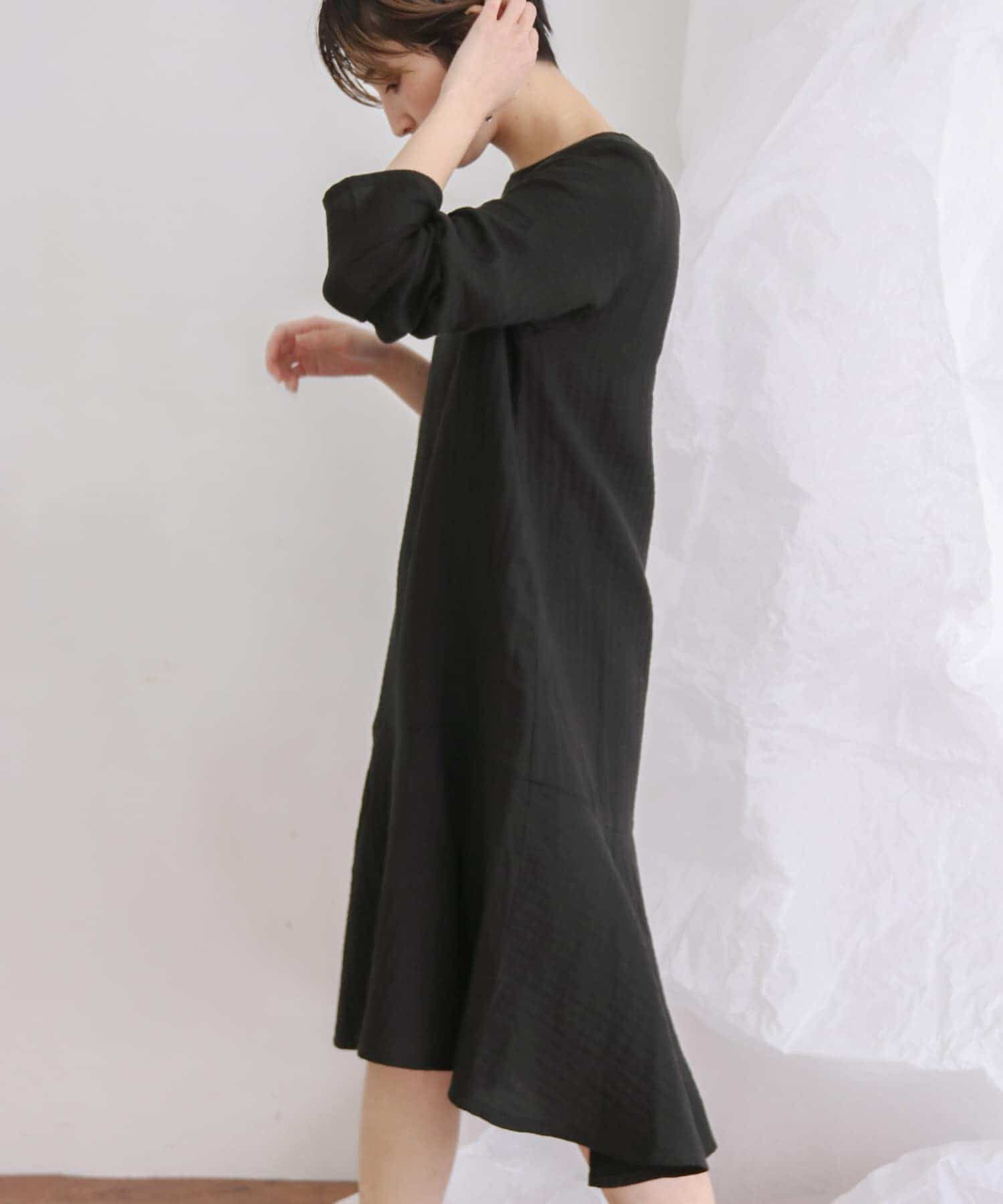  「ガーゼペプラムワンピース」|ワンピース|