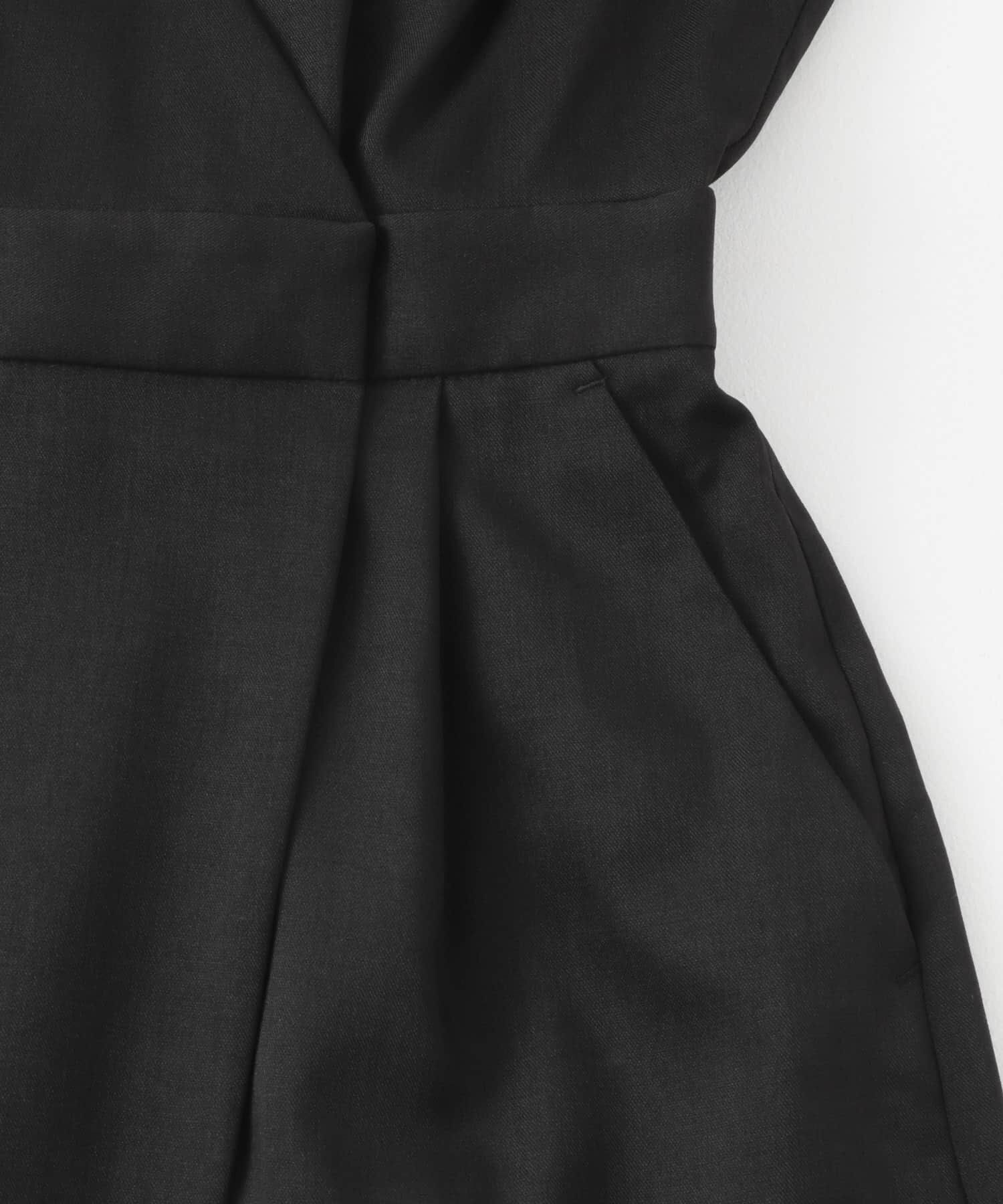  「カシュクールラップジャンパースカート」|ワンピース|