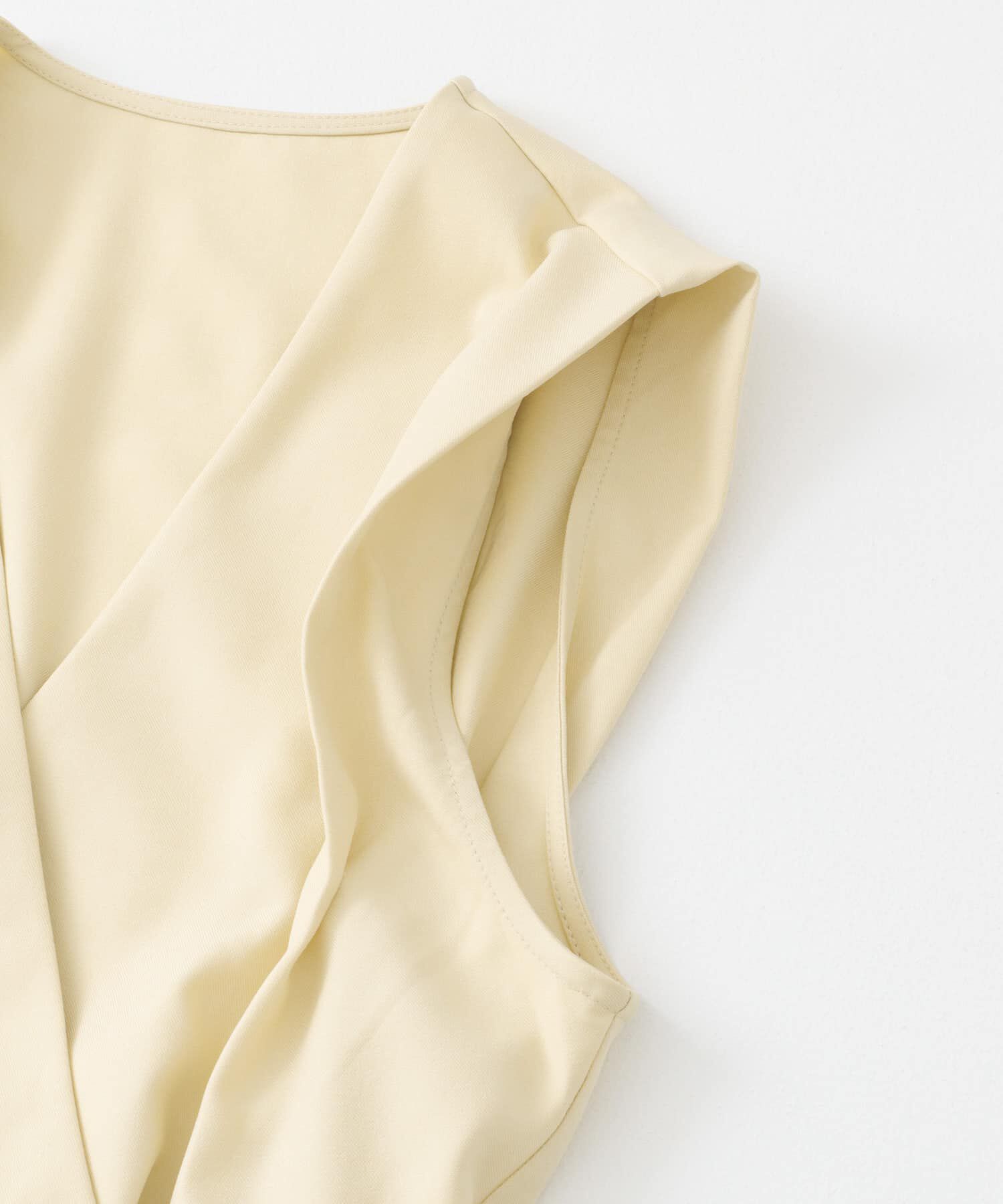  「カシュクールラップジャンパースカート」|ワンピース|