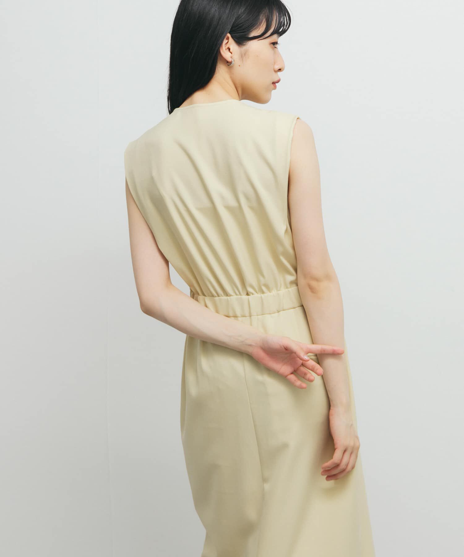  「カシュクールラップジャンパースカート」|ワンピース|