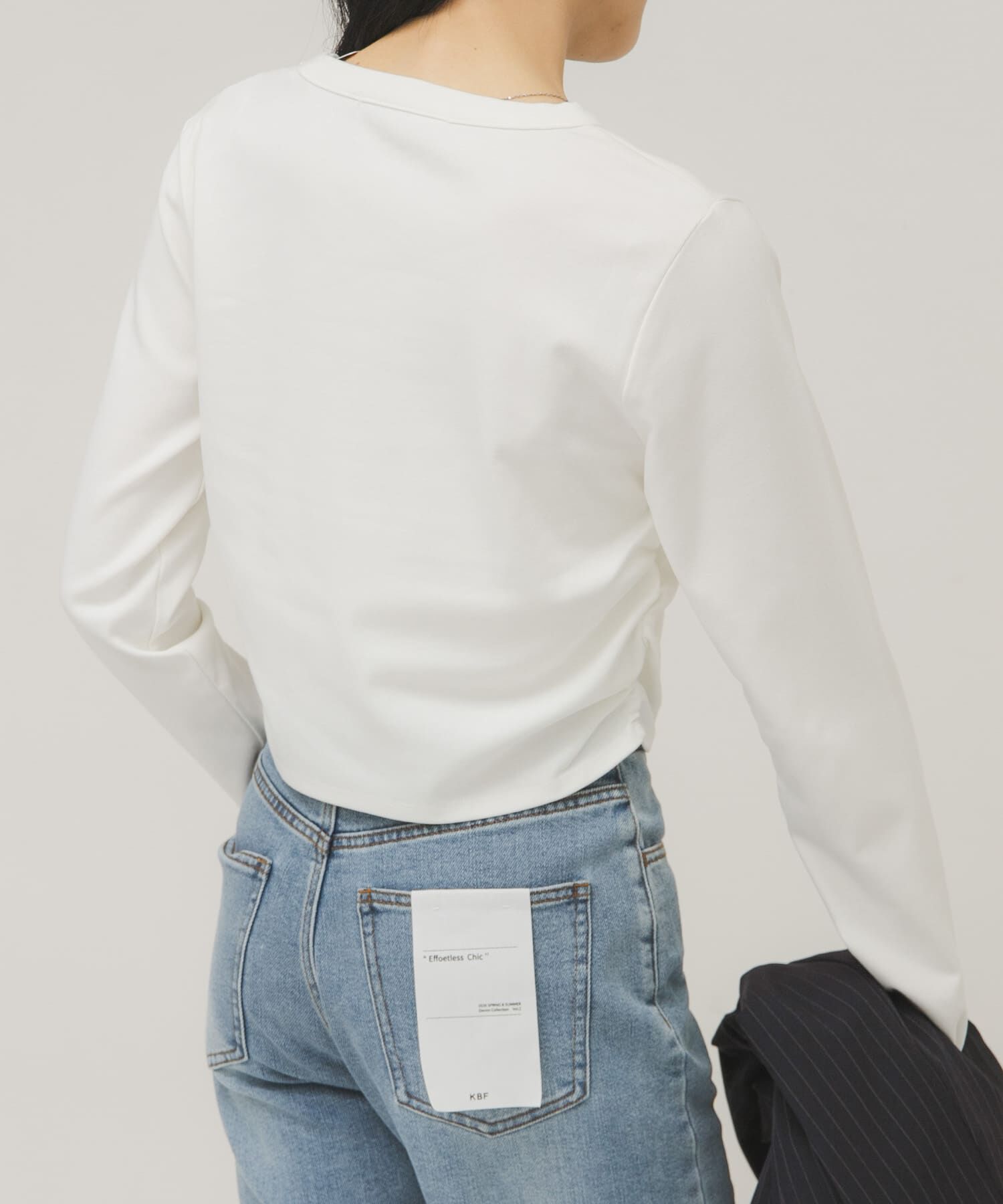  「クロップドロンTEE」|Tシャツ・カットソー|