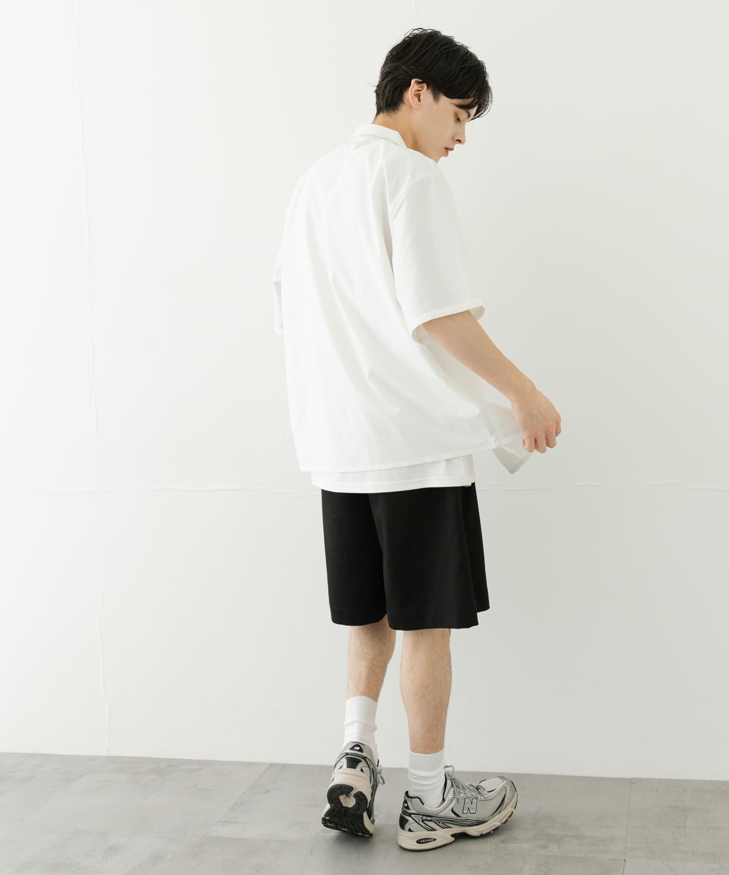 SENSE OF PLACE by URBAN RESEARCH「デザインオープンカラーショートスリーブシャツ」|シャツ・ブラウス|