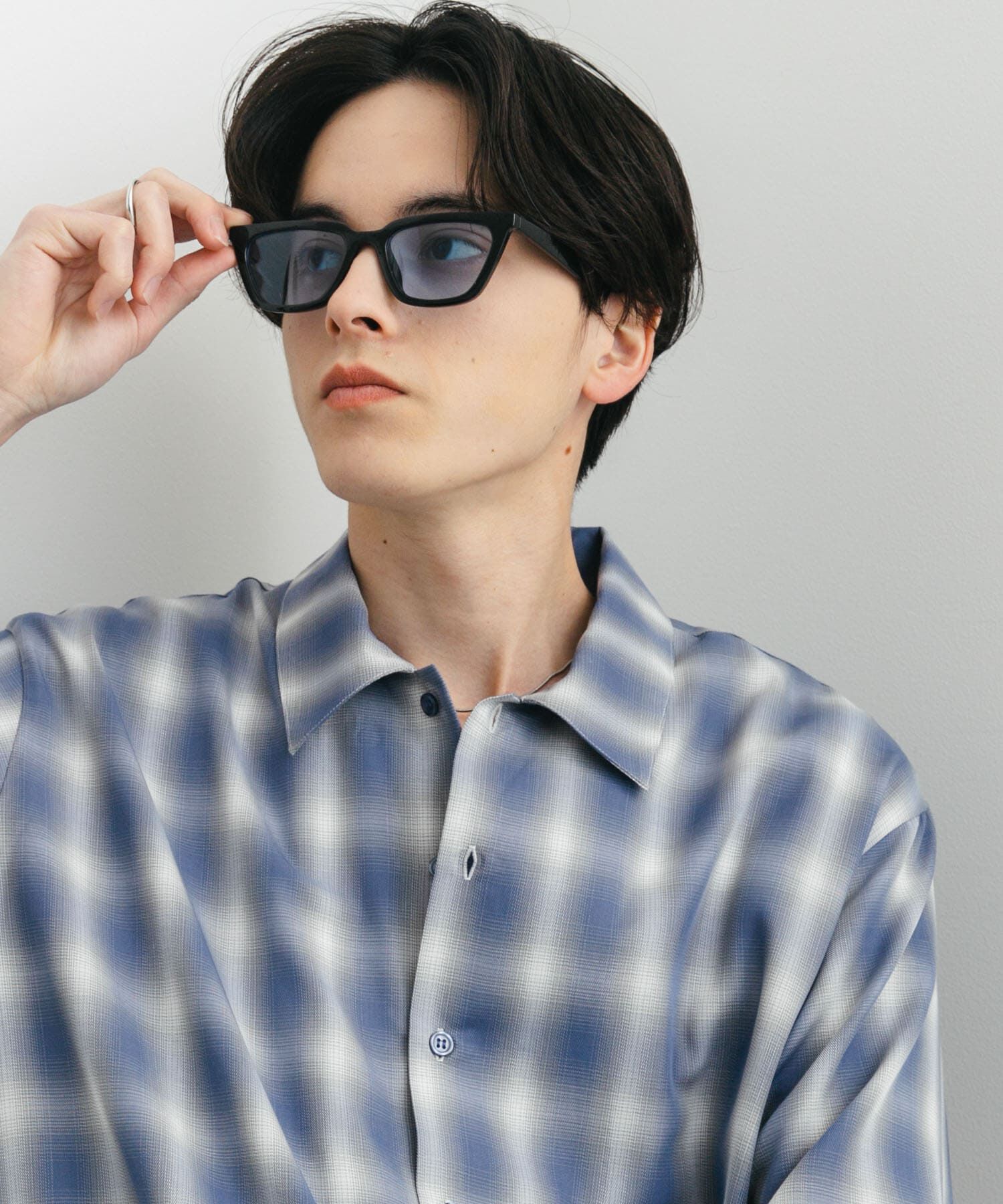 SENSE OF PLACE by URBAN RESEARCH「キャットアイサングラス」|メガネ|ブラック系その他