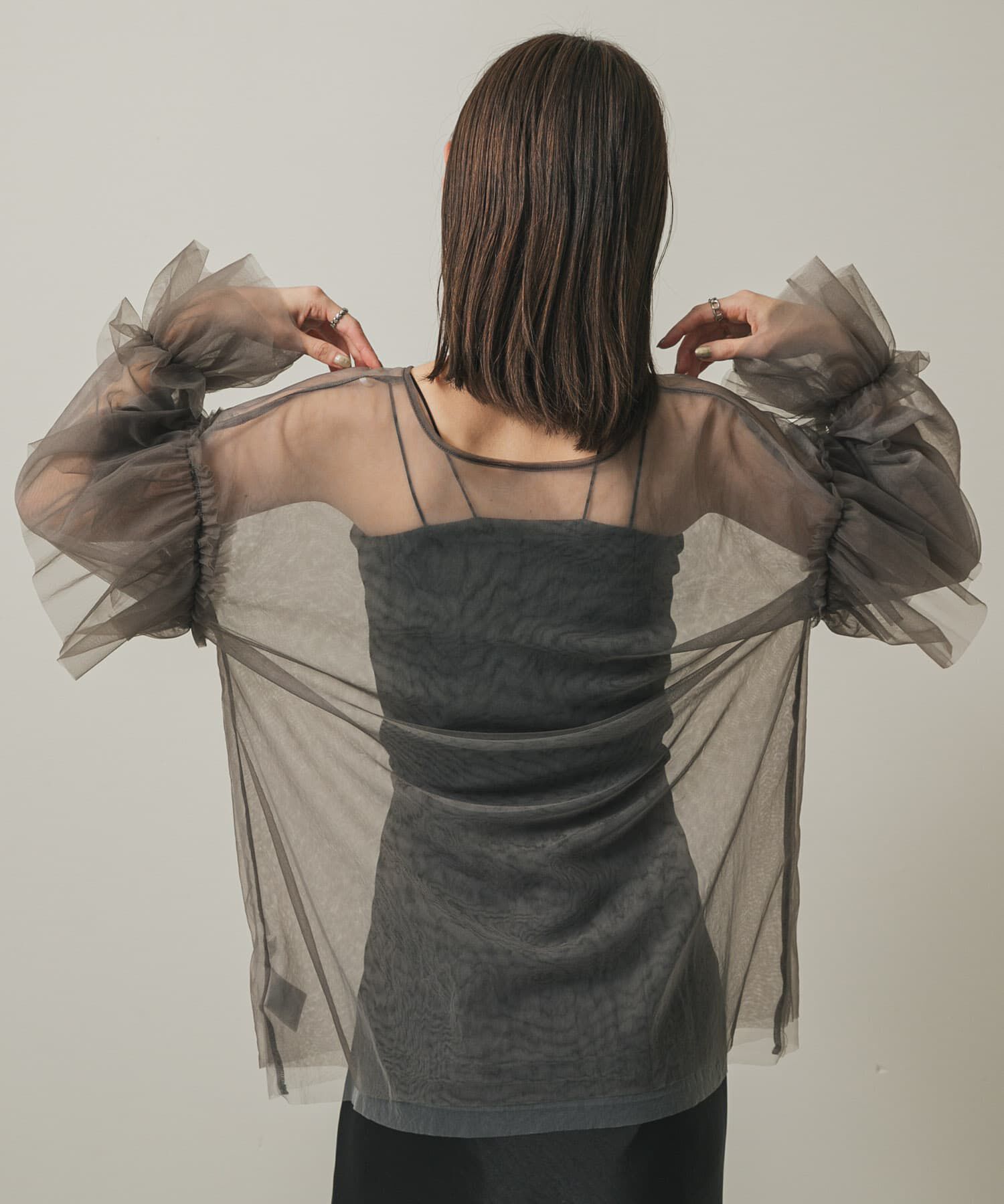 SENSE OF PLACE by URBAN RESEARCH「シアーチュールフリルトップ」|シャツ・ブラウス|