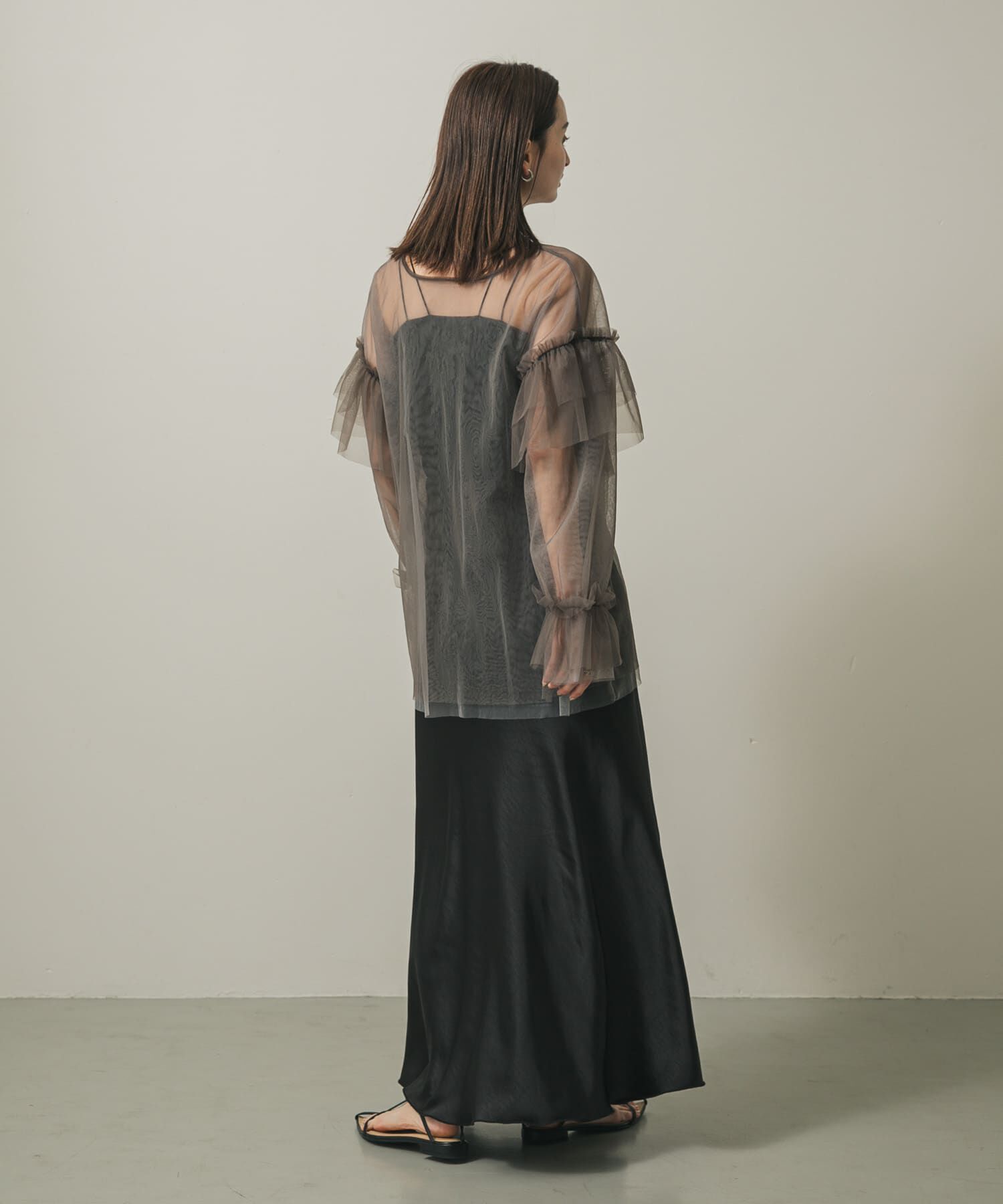 SENSE OF PLACE by URBAN RESEARCH「シアーチュールフリルトップ」|シャツ・ブラウス|