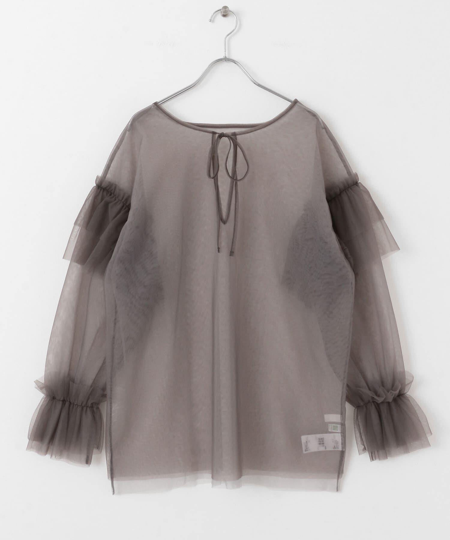 SENSE OF PLACE by URBAN RESEARCH「シアーチュールフリルトップ」|シャツ・ブラウス|