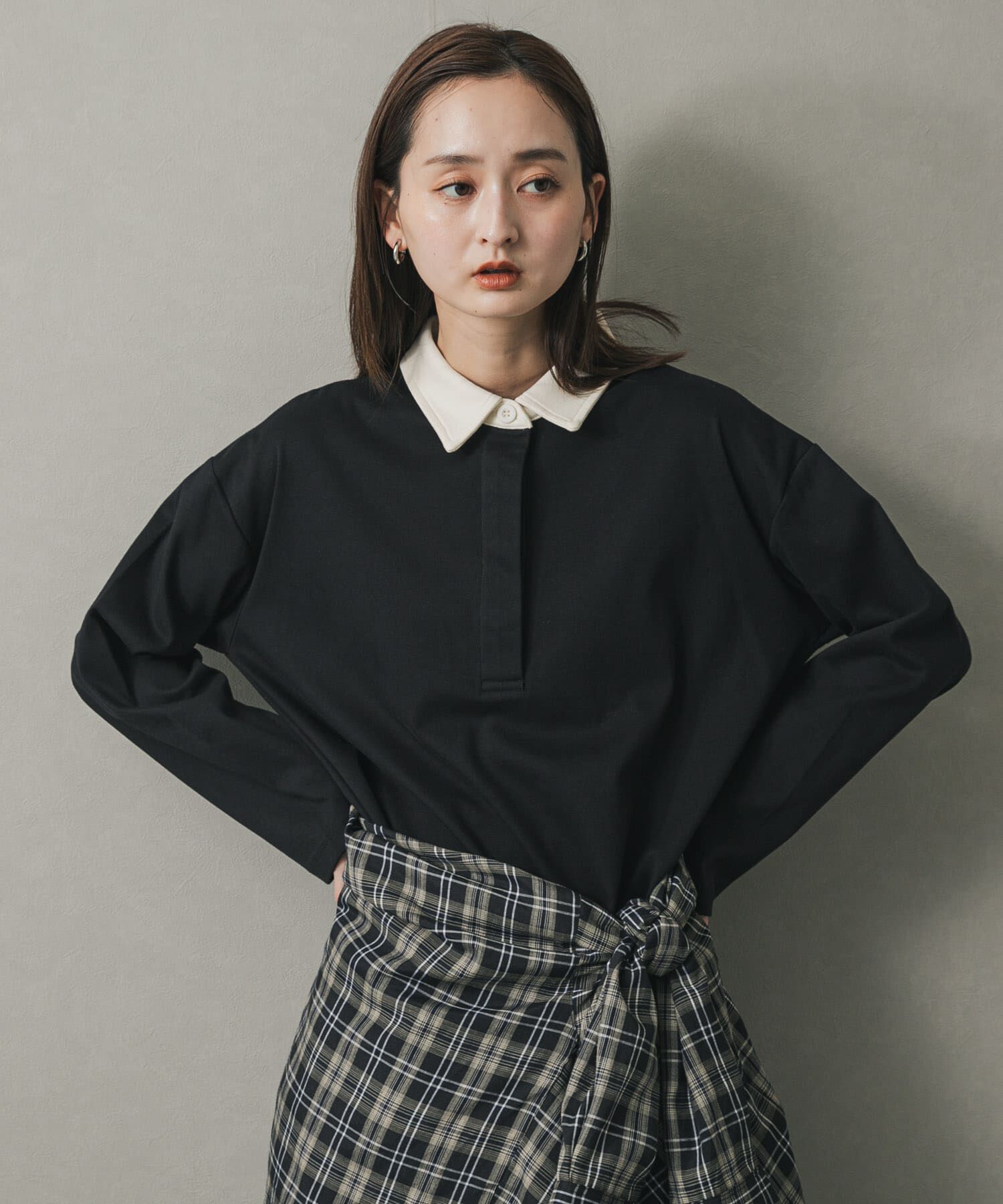 SENSE OF PLACE by URBAN RESEARCH「ポロシャツルーズカットトップ」|ポロシャツ|