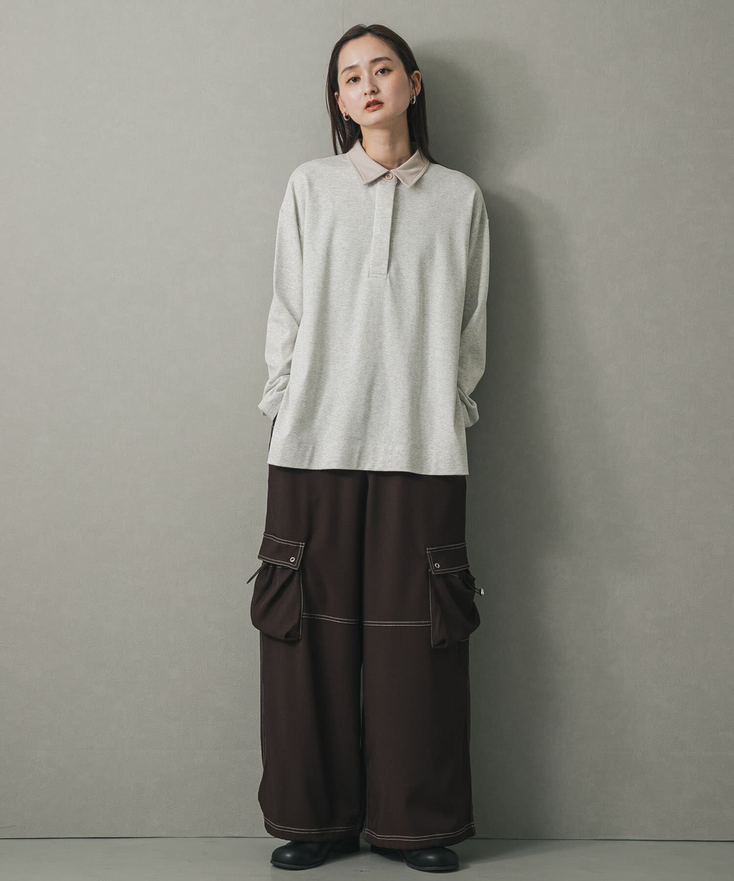 SENSE OF PLACE by URBAN RESEARCH「ポロシャツルーズカットトップ」|ポロシャツ|