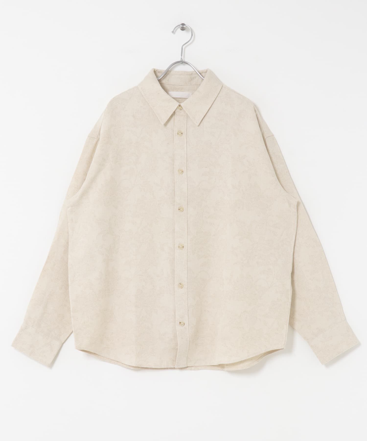 SENSE OF PLACE by URBAN RESEARCH「ボタニカルジャガードロングスリーブシャツ」|シャツ・ブラウス|