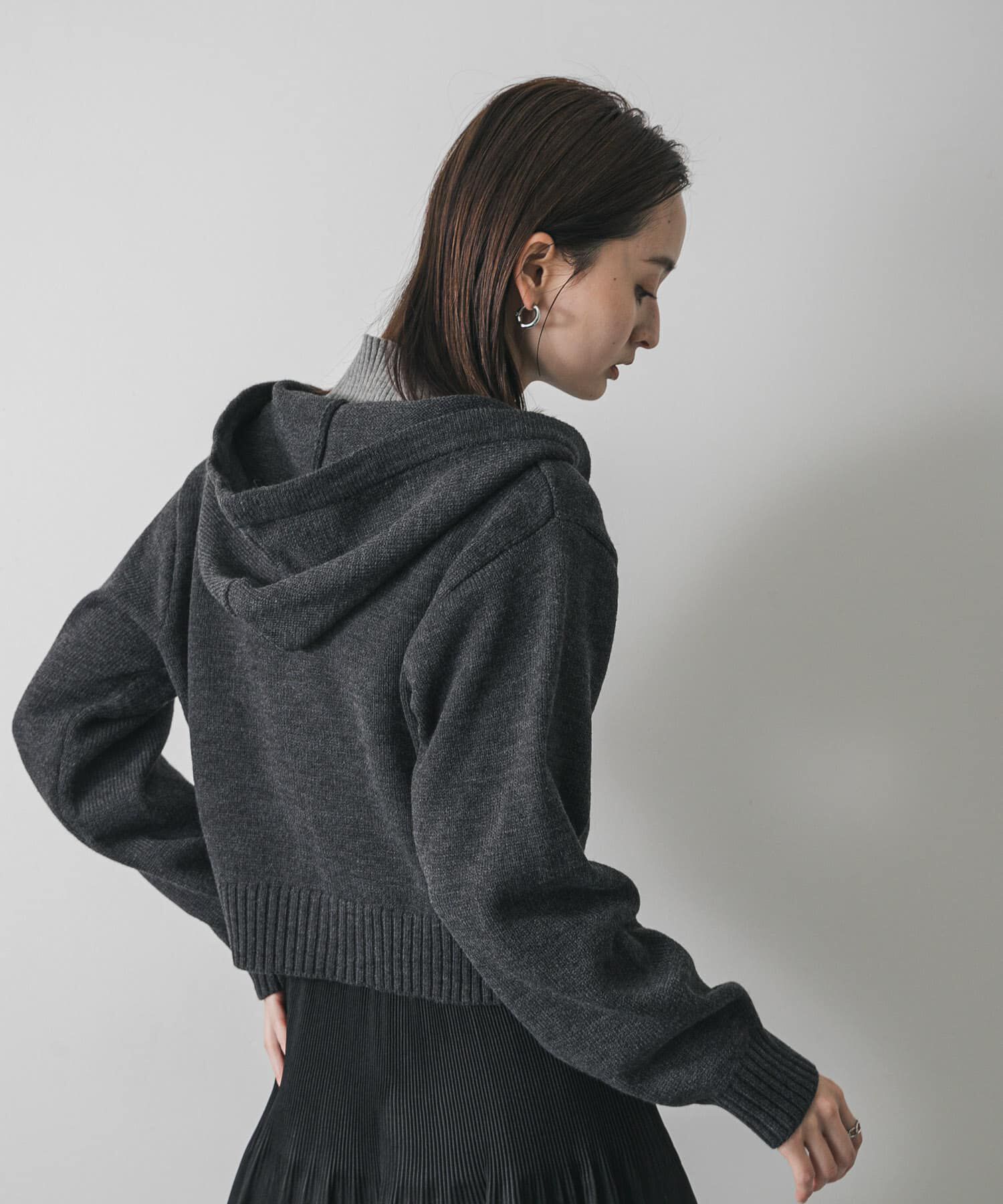 SENSE OF PLACE by URBAN RESEARCH「コンパクトフーディセーター」|ニット・セーター|