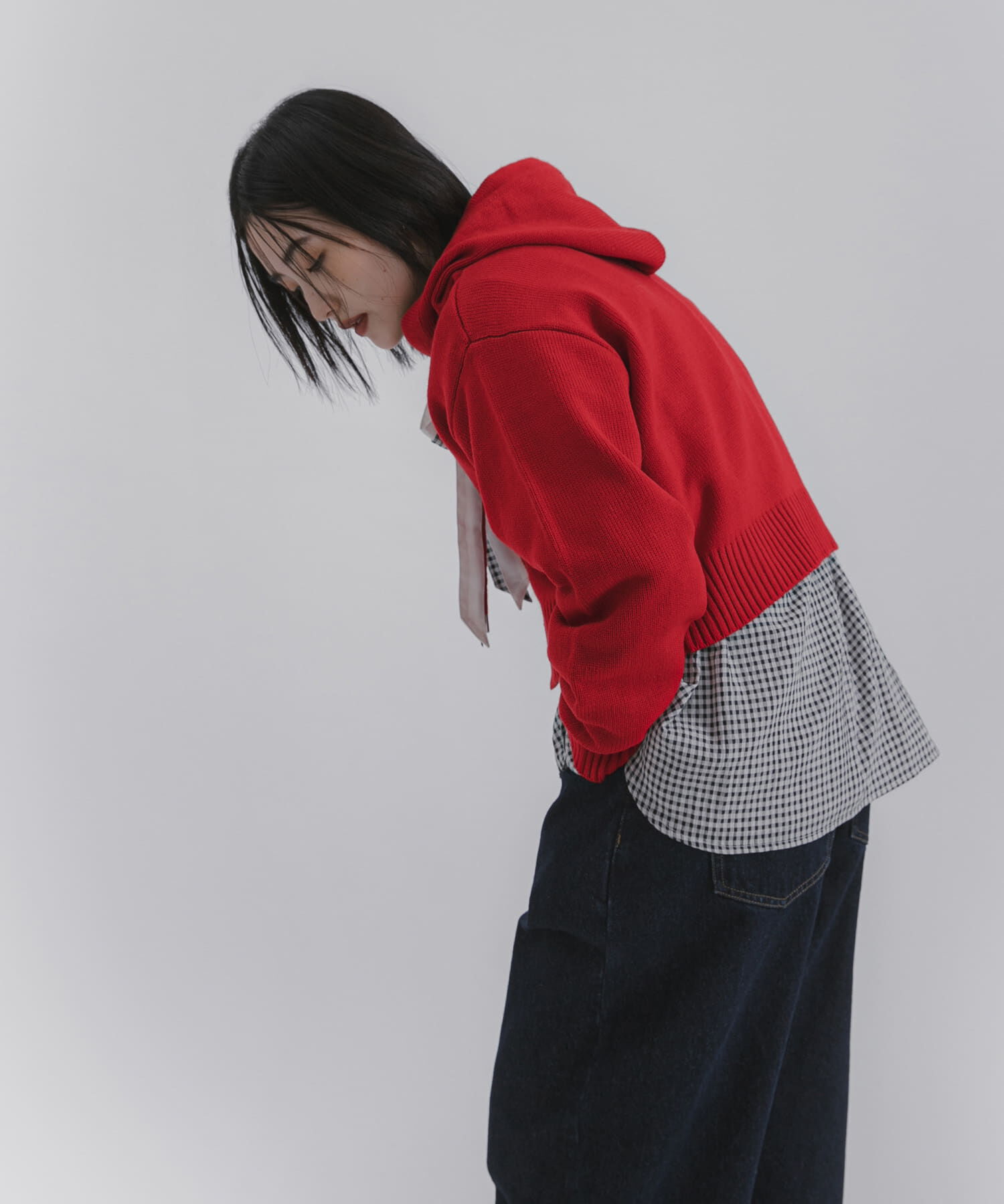 SENSE OF PLACE by URBAN RESEARCH「コンパクトフーディセーター」|ニット・セーター|