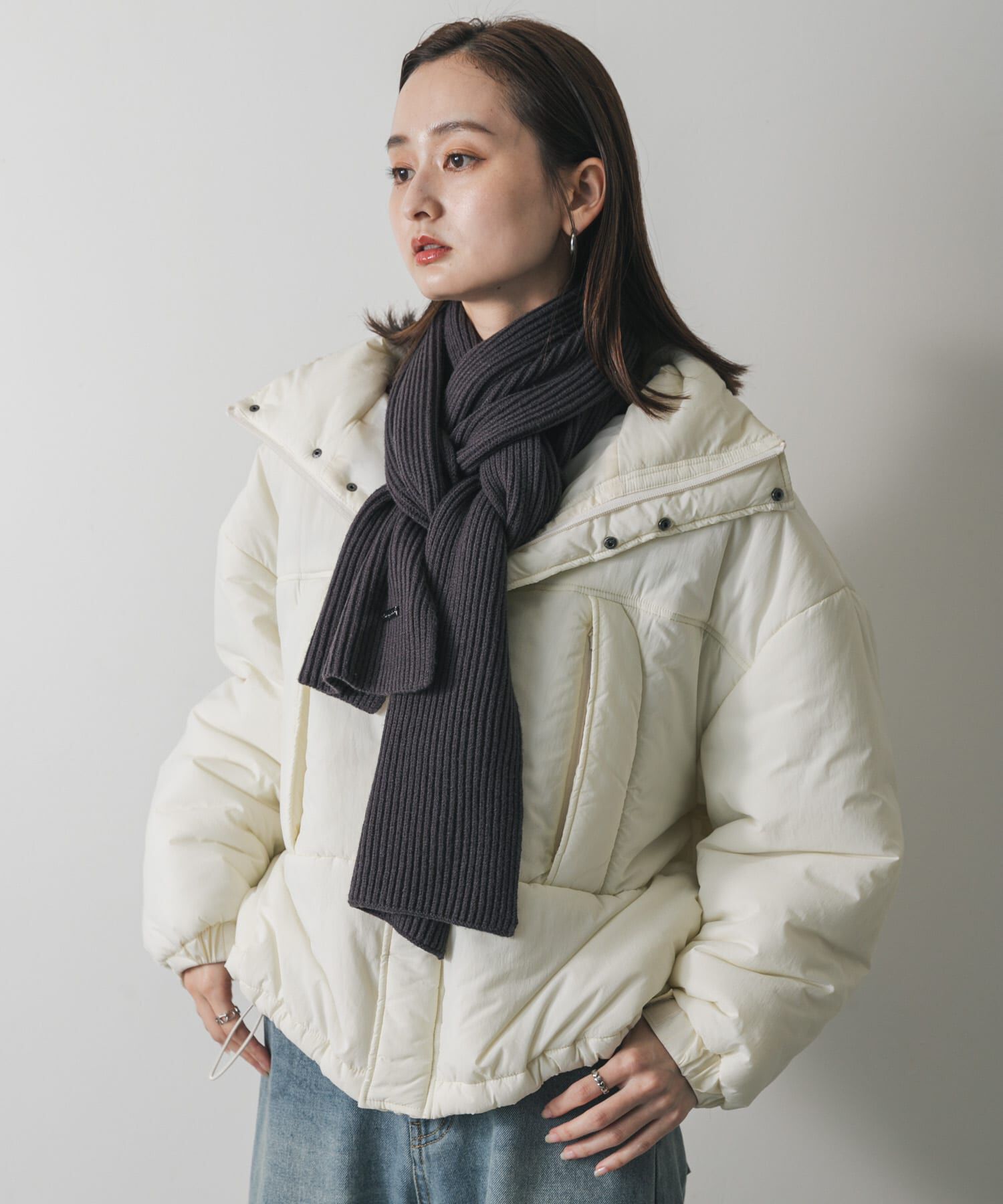 SENSE OF PLACE by URBAN RESEARCH「モチモチニットストール」|マフラー|