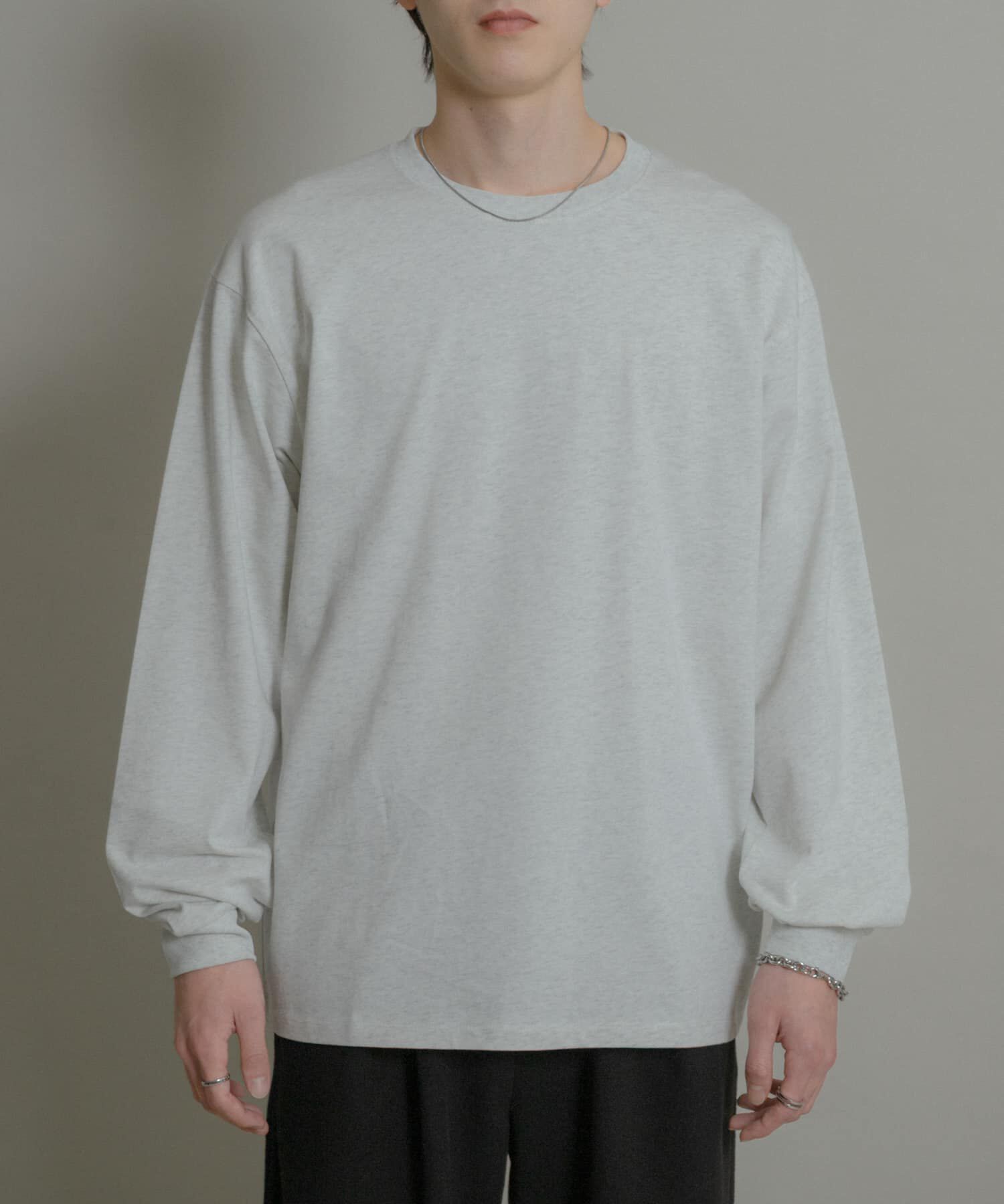 SENSE OF PLACE by URBAN RESEARCH「ベーシッククルーネックロングTシャツ」|Tシャツ・カットソー|グレー
